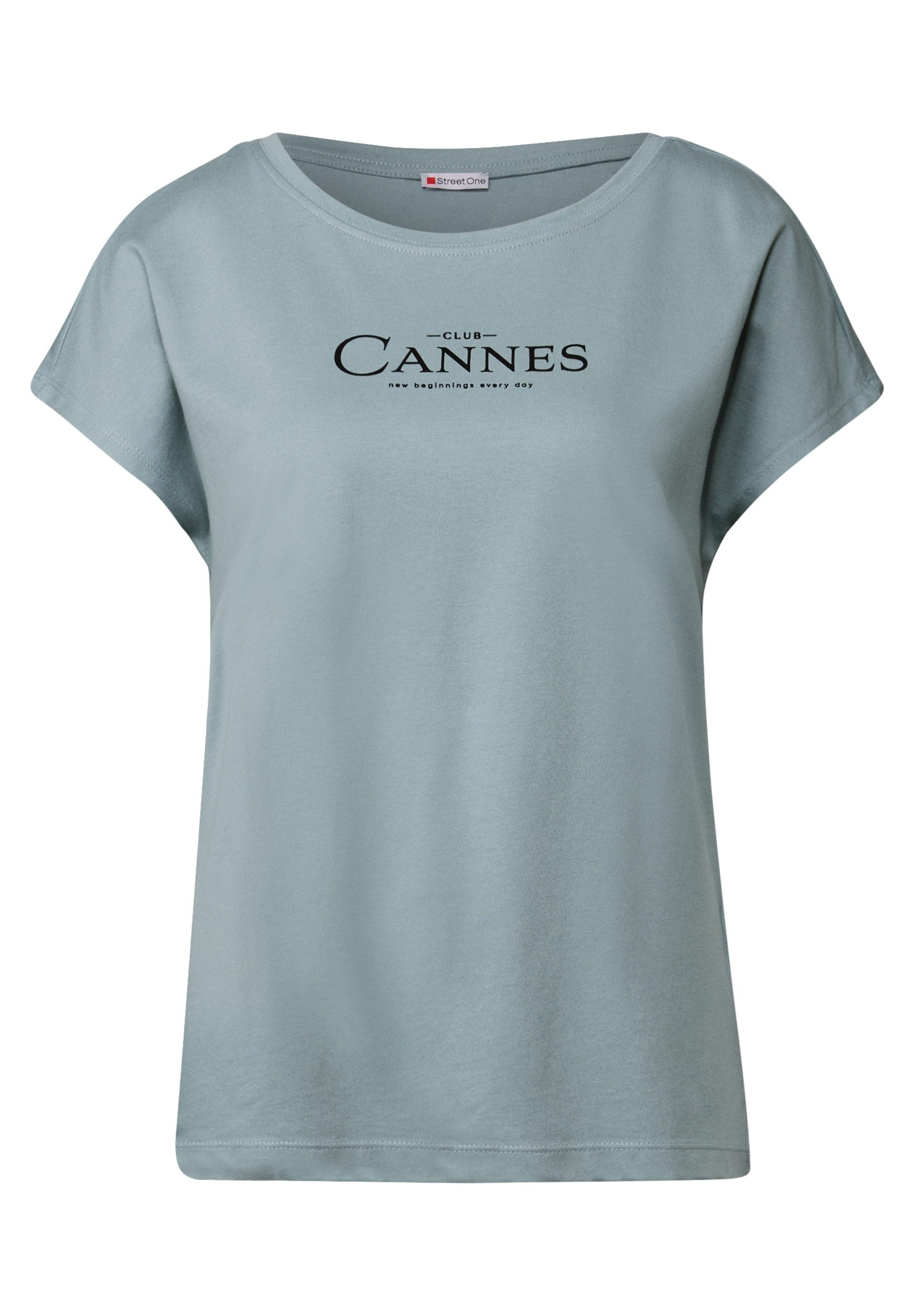 STREET ONE T-Shirt - Damenshirt- T-Shirt mit Aufschrift günstig online kaufen