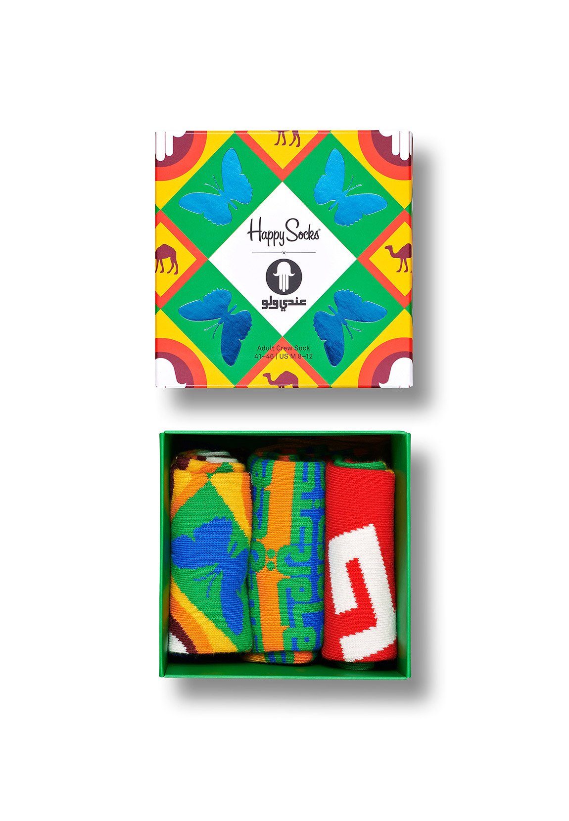 Happy Socks Freizeitsocken Happy Socks ANDY WAHLOO GIFT SET 3PACK SXHAS0801 günstig online kaufen