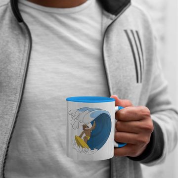 Trendation Tasse Trendation - Coole Faultier Tasse Geschenk Welle Geschenkidee Mädchen Jungs Coole Grafik