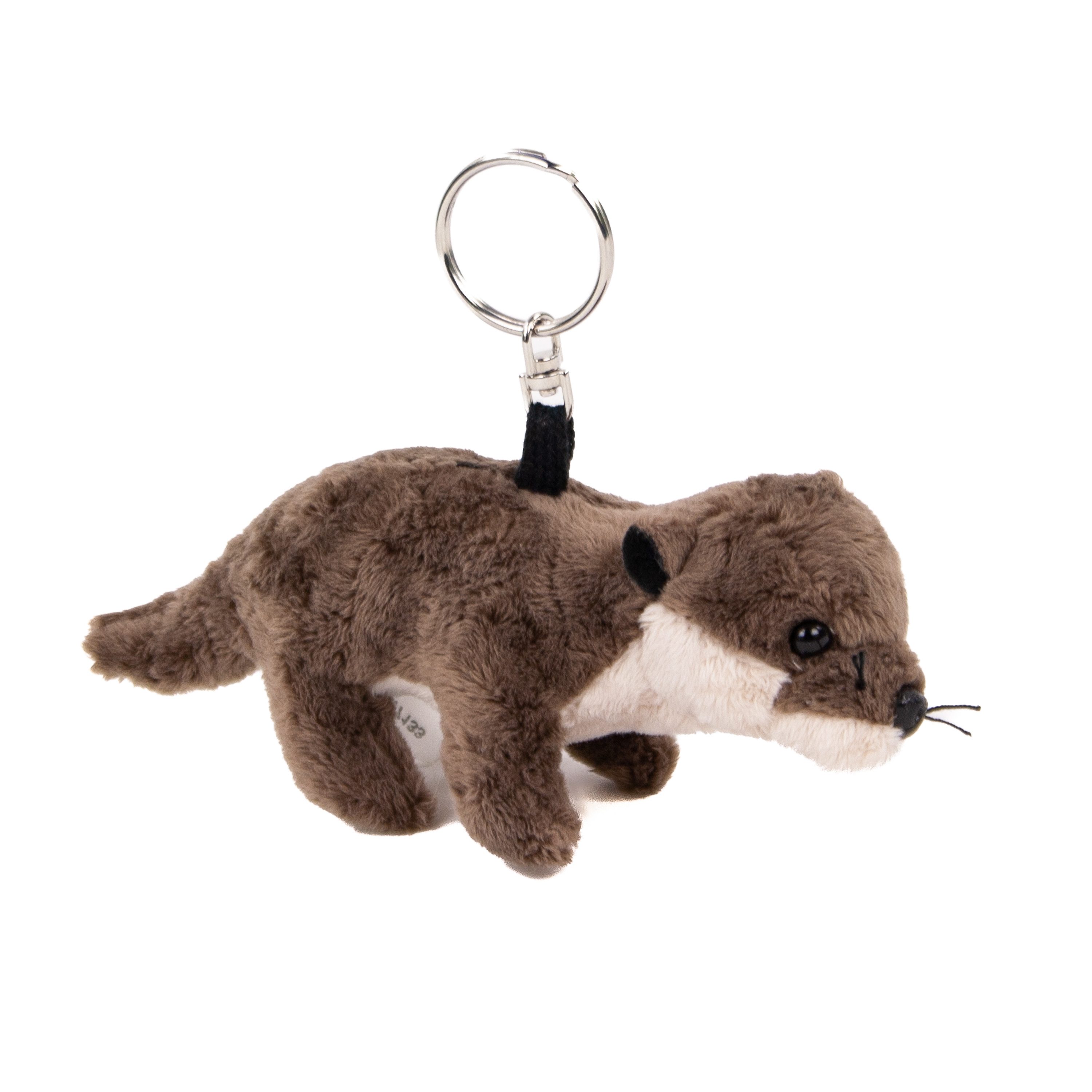 Teddys Rothenburg Kuscheltier Kuscheltier Schlüsselanhänger Otter braun 17 cm Plüschanhänger
