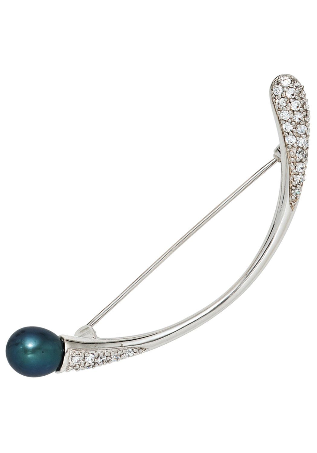JOBO Brosche, 925 Silber mit synthetisch... JOBO Brosche, 925 Silber mit synthetisch...