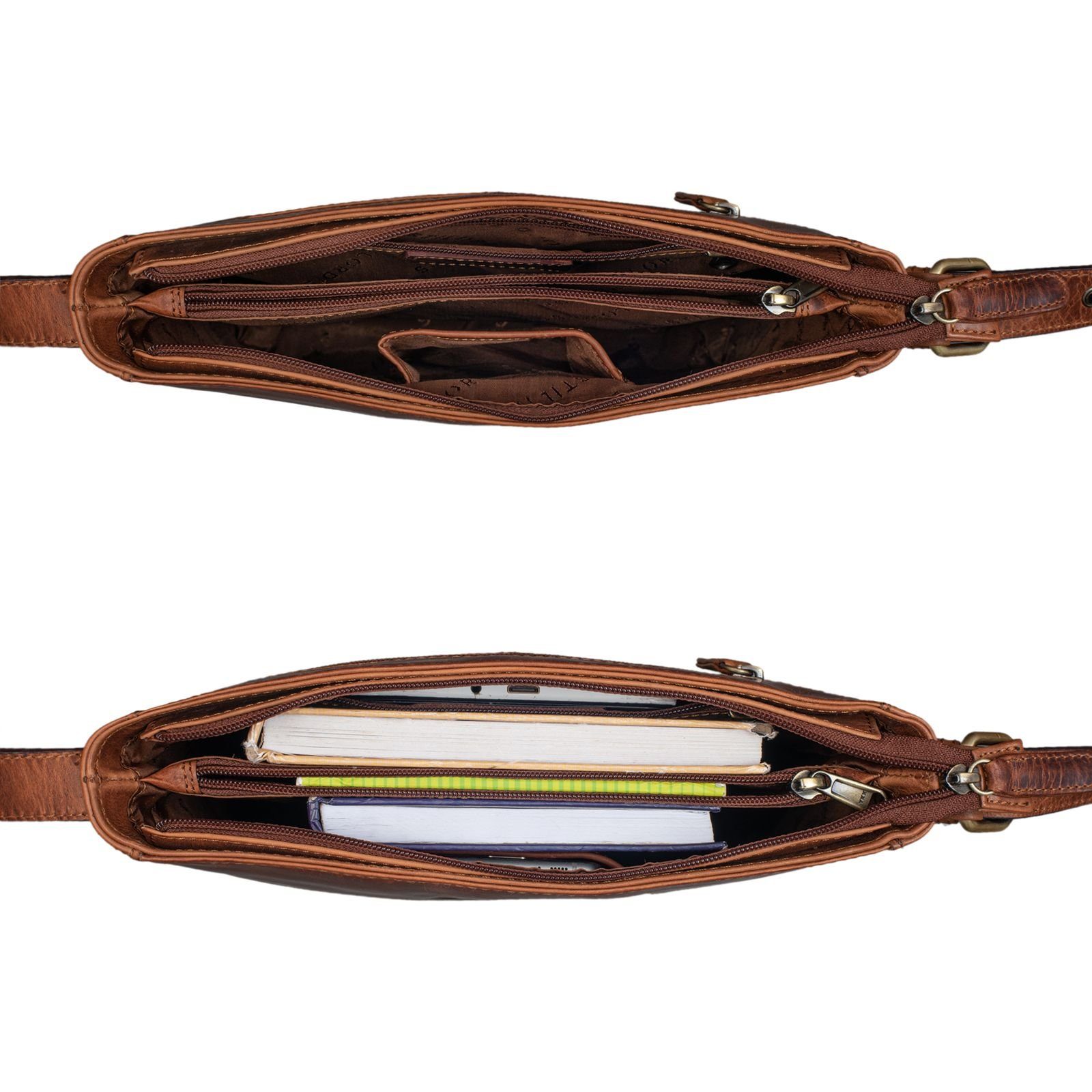 STILORD Handtasche "Elaine" Ledertasche zum Umhängen Damen