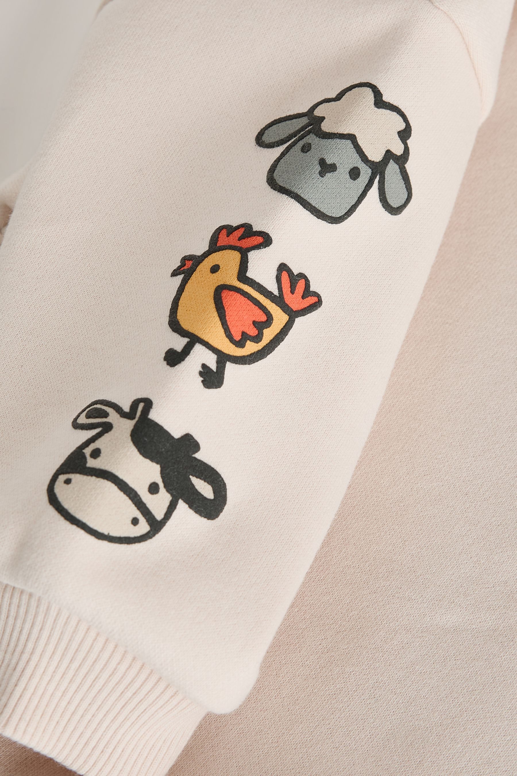 Next Sweater Sweatshirt mit Rundhalsausschnitt und Print (1-tlg) – Bild 3 von 5