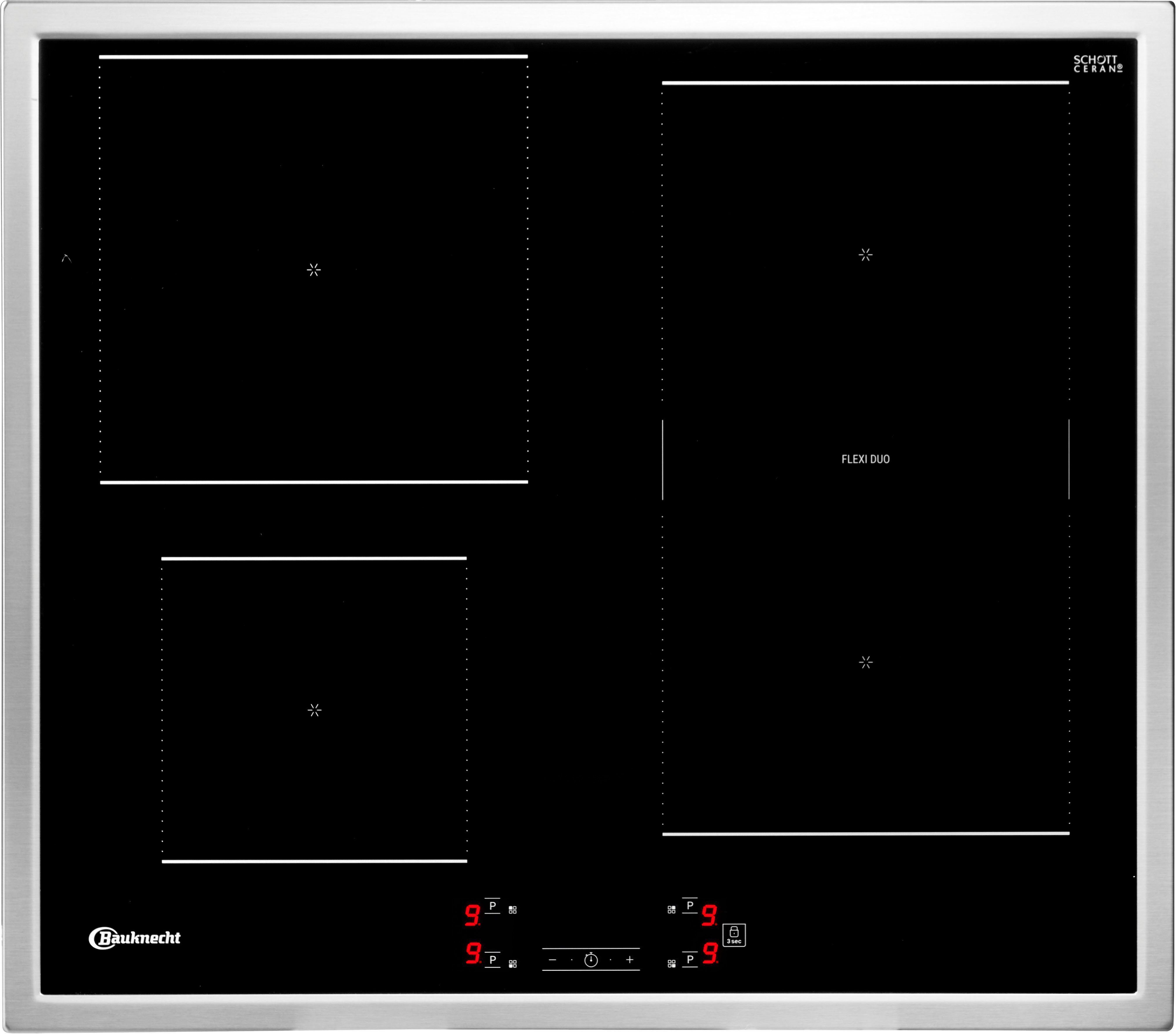 BAUKNECHT Flex-Induktions-Herd-Set HEKO LIMBO mit FLEXI, Teilauszug
