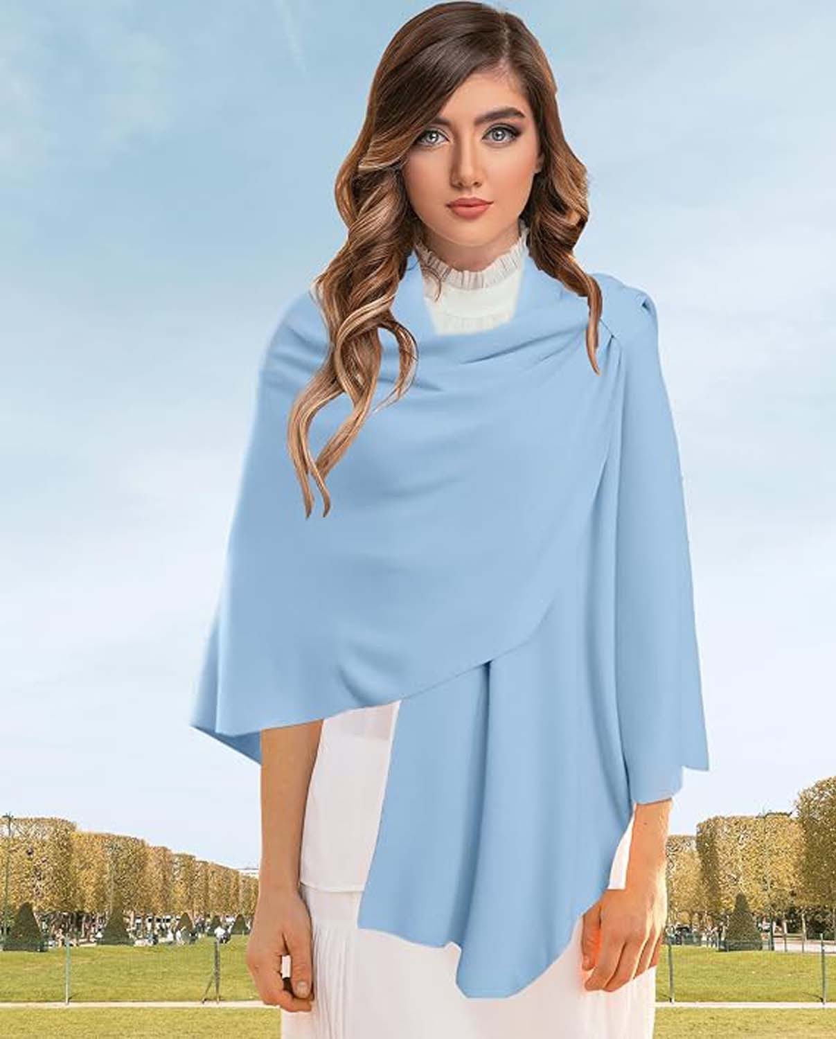 Oemmn Poncho Damen Schal,Poncho,Wärmender Schal für alle Jahreszeiten
