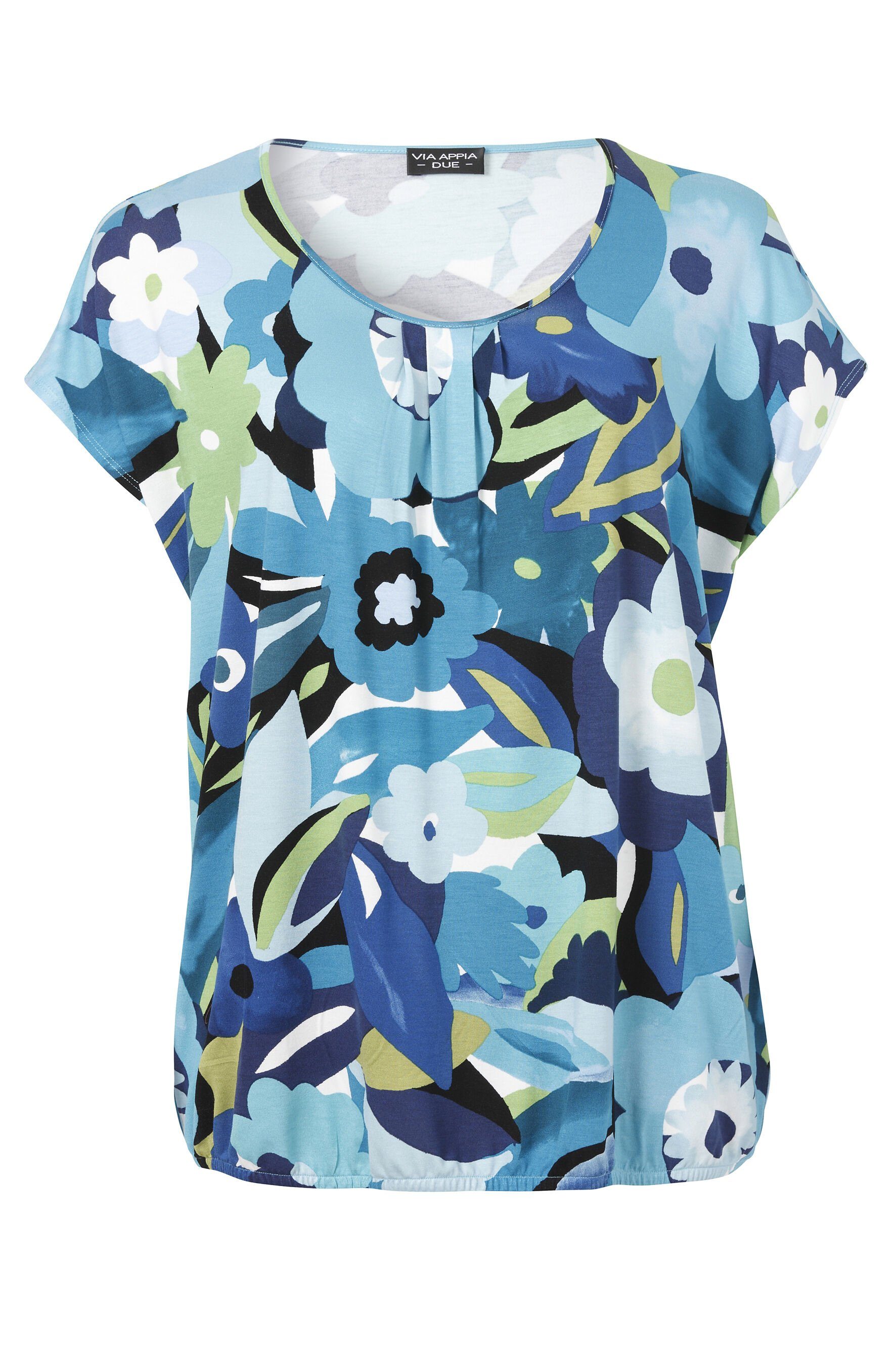 VIA APPIA DUE Print-Shirt in Allover-Muster, Allover-Muster