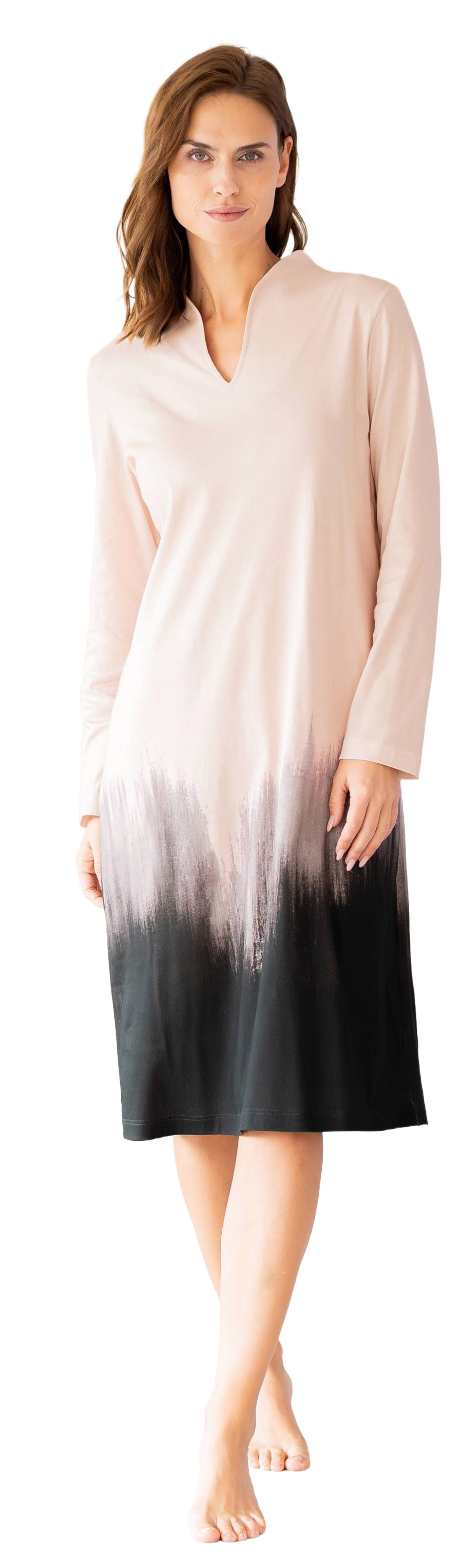 HUTSCHREUTHER Nachthemd Extravagantes Schlafshirt Damen (1-tlg) Modisches Design