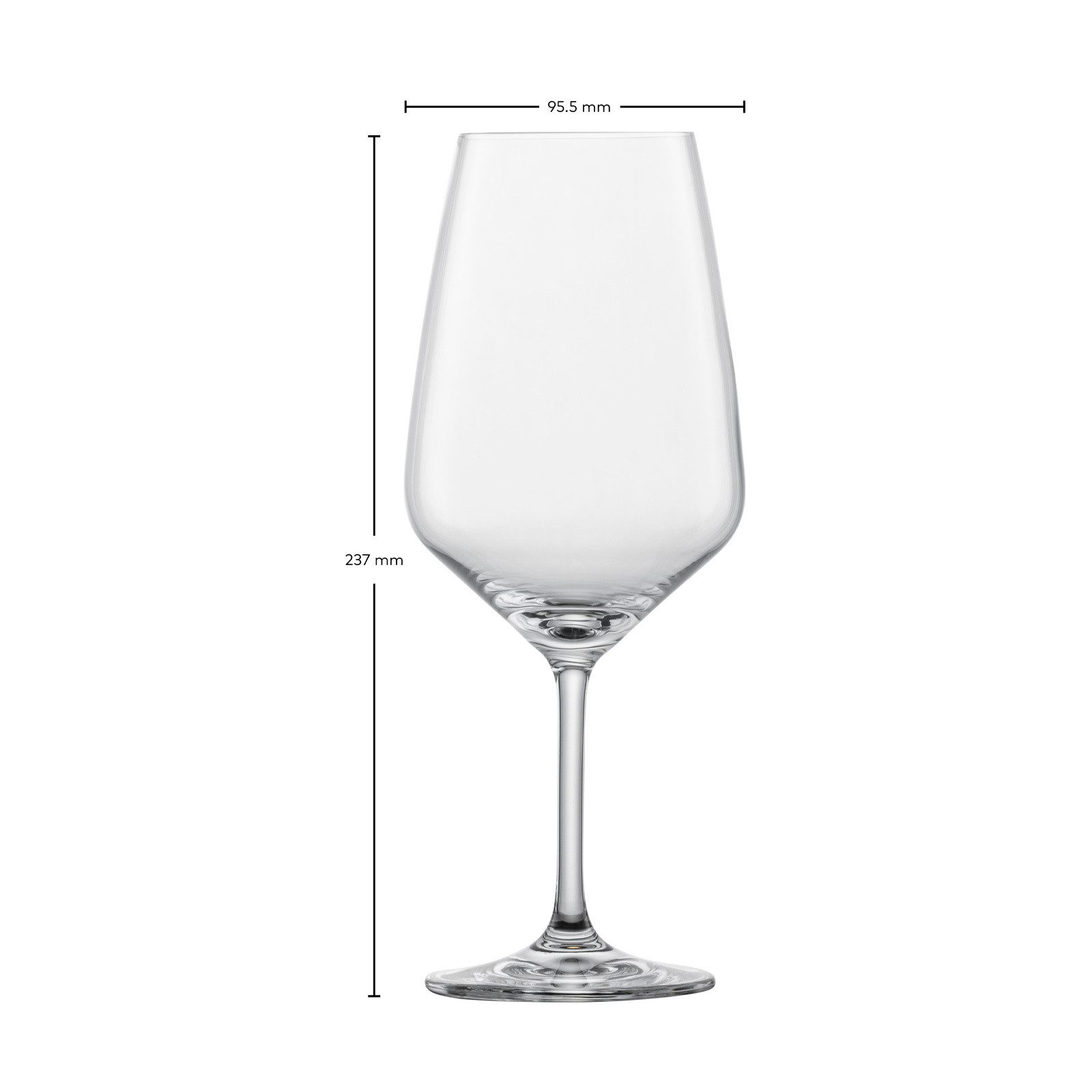 SCHOTT ZWIESEL Rotweinglas Tulip Bordeauxgläser 656 ml 4er Set, 4-tlg., Glas