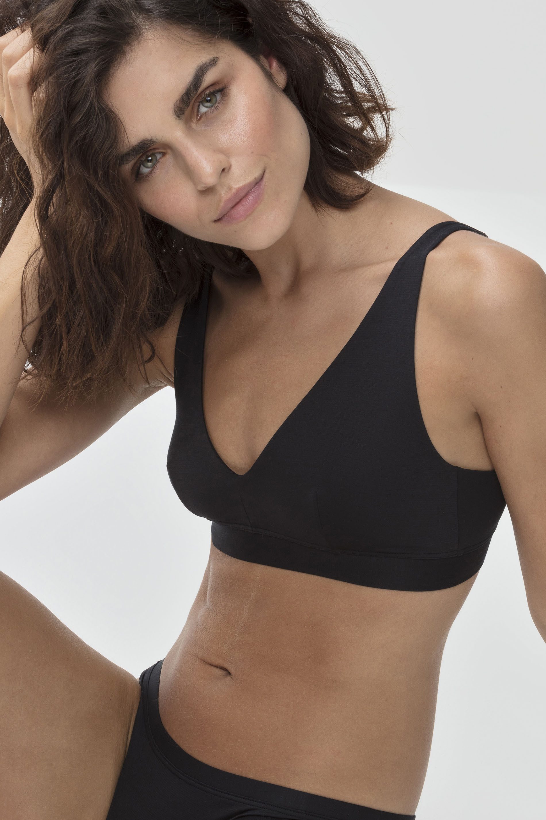 Mey Bügelloser BH Mey Damen Triangel-BH Serie Mood Uni BH (1-tlg., 1)
