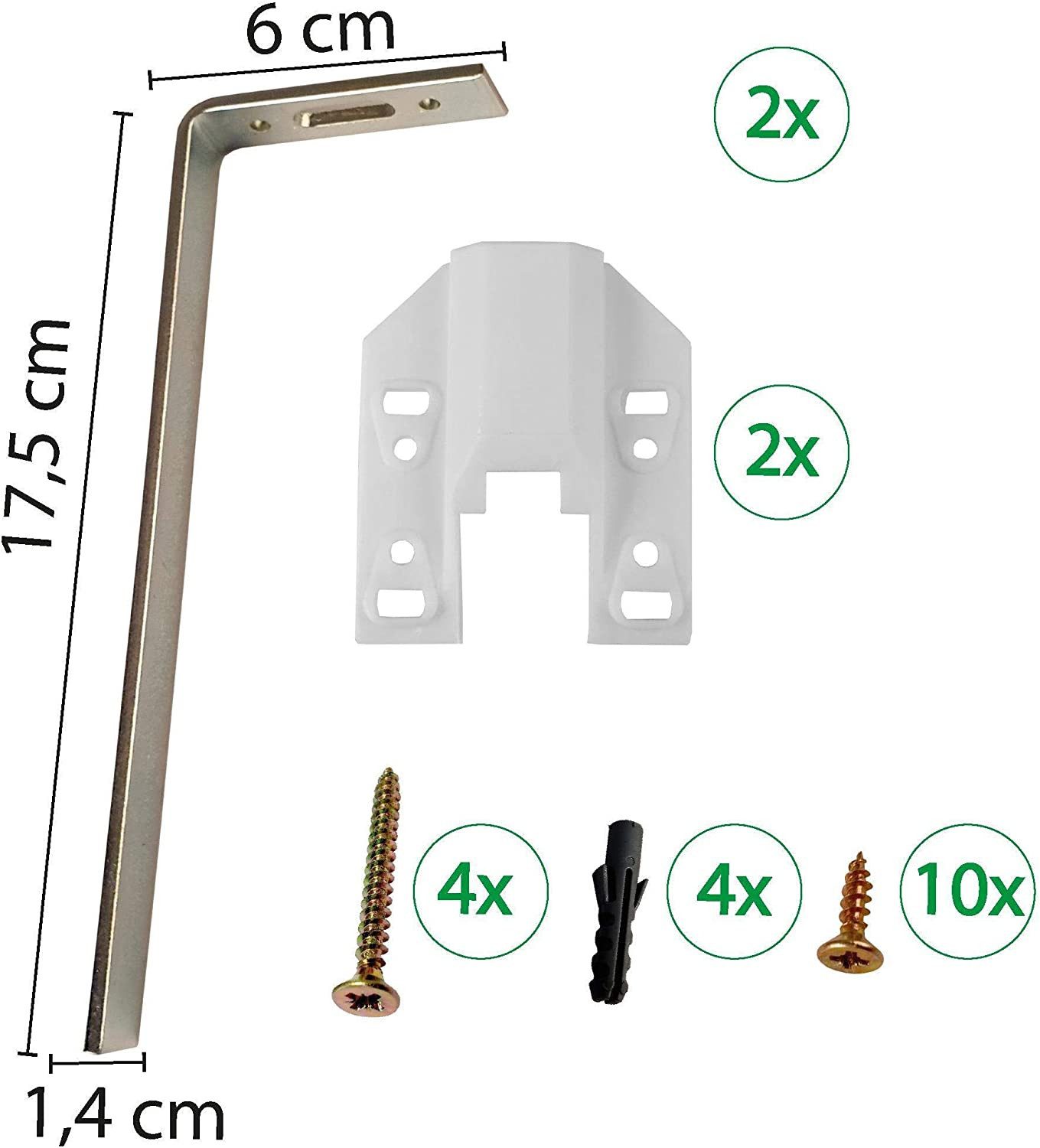 Clever-Kauf-24 Schienensystem Innenlauf Schiene Basic, Universal-läufig, günstig online kaufen