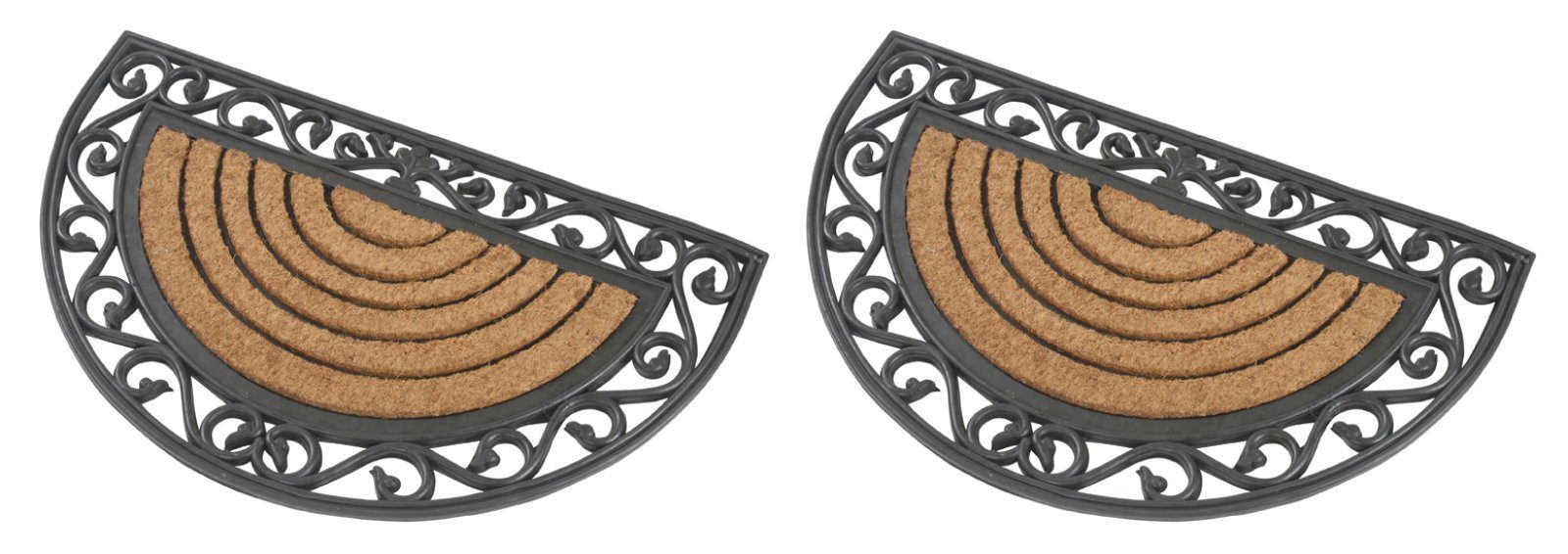 Kai Wiechmann Fußmatte Premium Fußabtreter halbrund 76 x 46 cm als Tür Schm günstig online kaufen