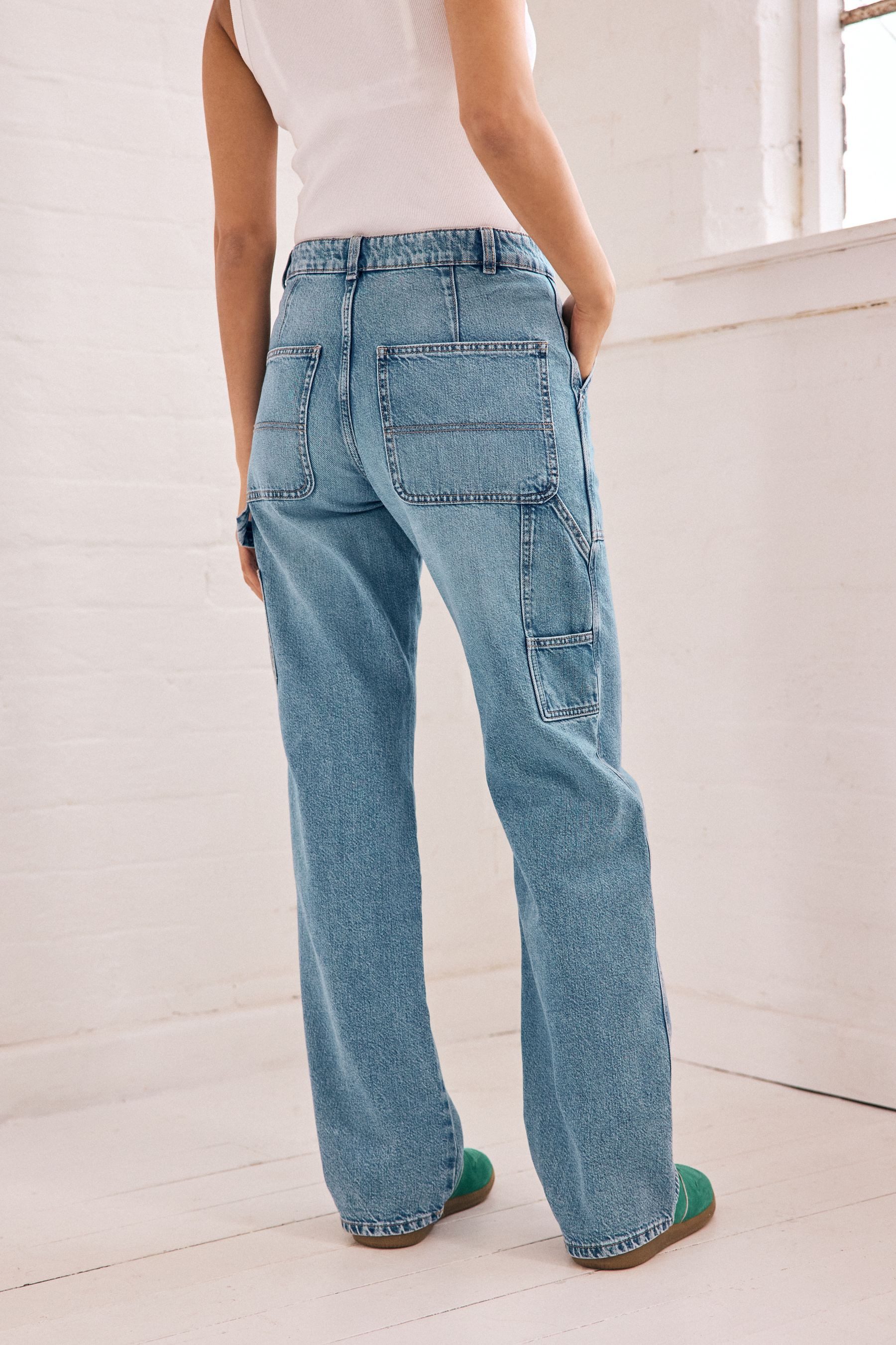 Next Cargojeans Cargo-Jeans mit weitem Beinschnitt günstig online kaufen