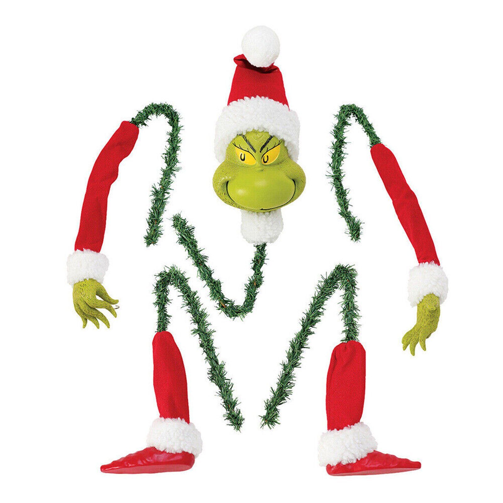 Blusmart Christbaumschmuck Lustige Grüne Puppe, Dekorative Figuren Für Den Weihnachtsbaum
