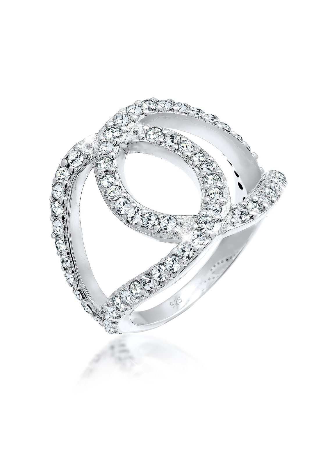 Elli Fingerring Love Knots Kristalle 925 günstig online kaufen