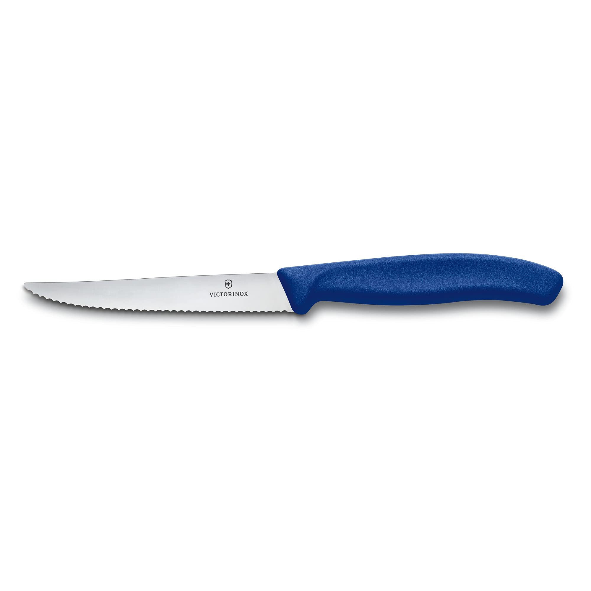 Victorinox Steakmesser Swiss Classic Steakmesser 23.5 x 4.8 x 2.8 cm Farbe: blau, ideal für Fleischgerichte