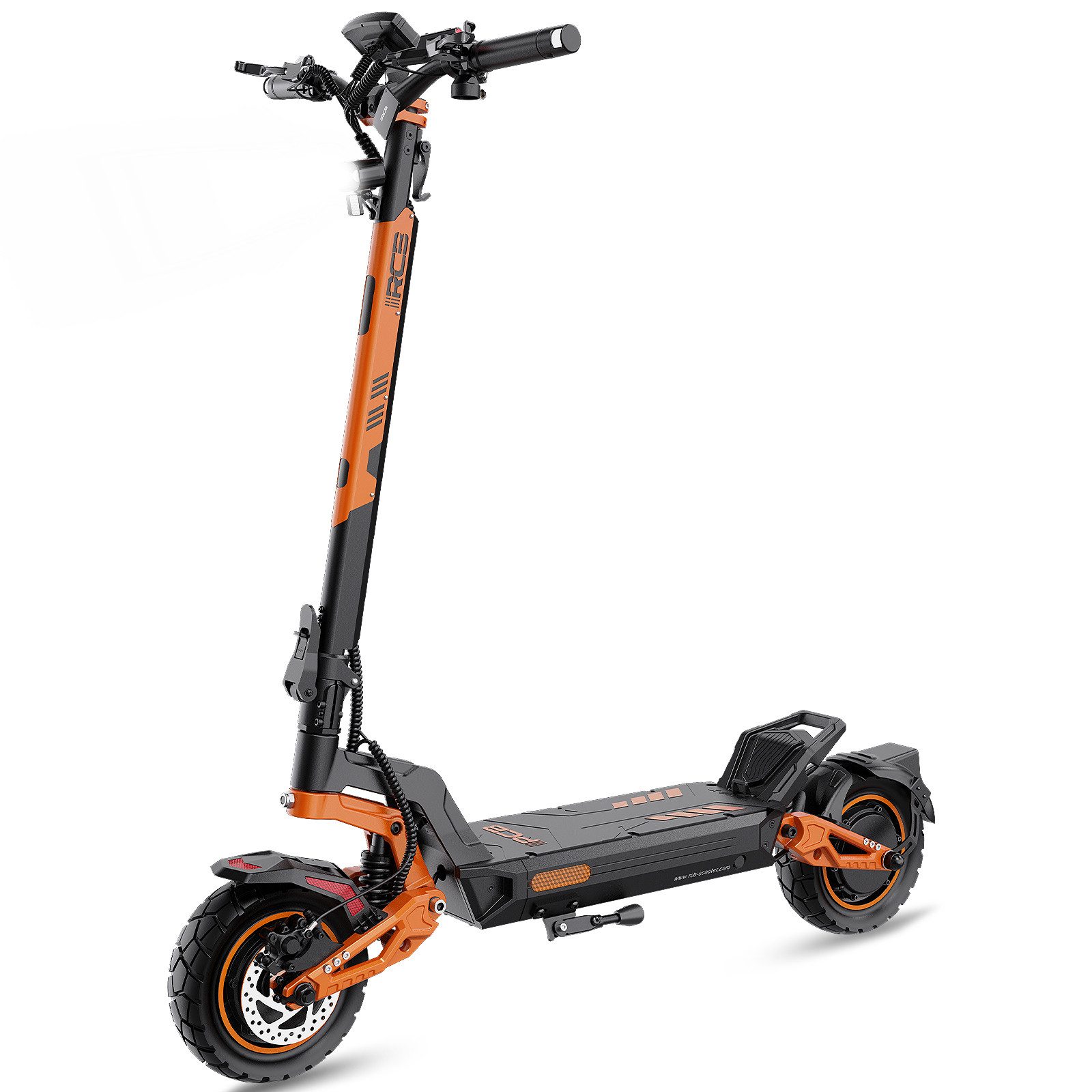 RCB E-Scooter D7 MAX ABE,2×1800W Doppelmotor,80-100KM,52V27Ah,NFC&APP,Blinker,10Zoll