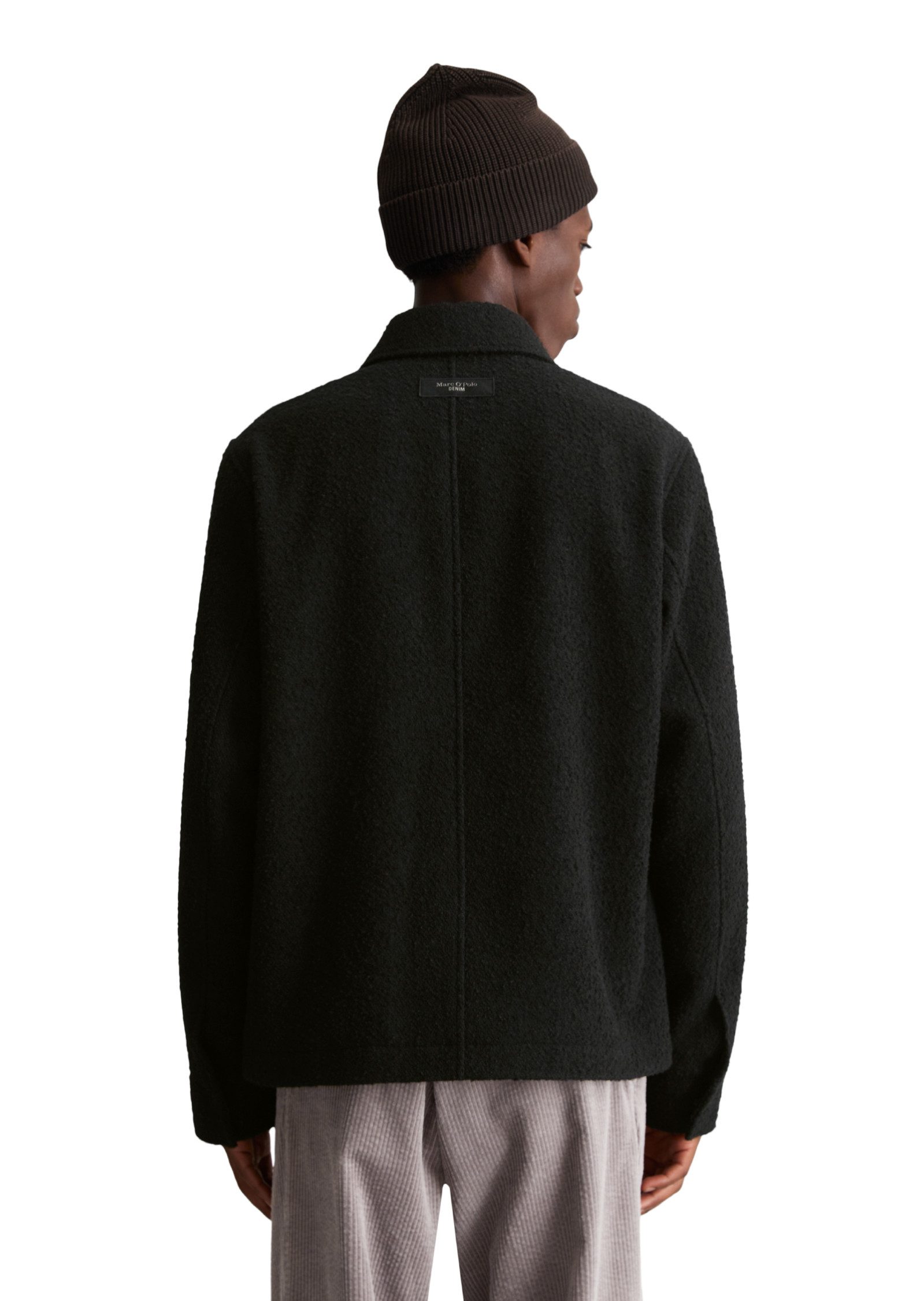 Marc O'Polo DENIM Wolljacke regular aus weichem Bouclé mit Recycling-Anteil – Bild 2 von 5