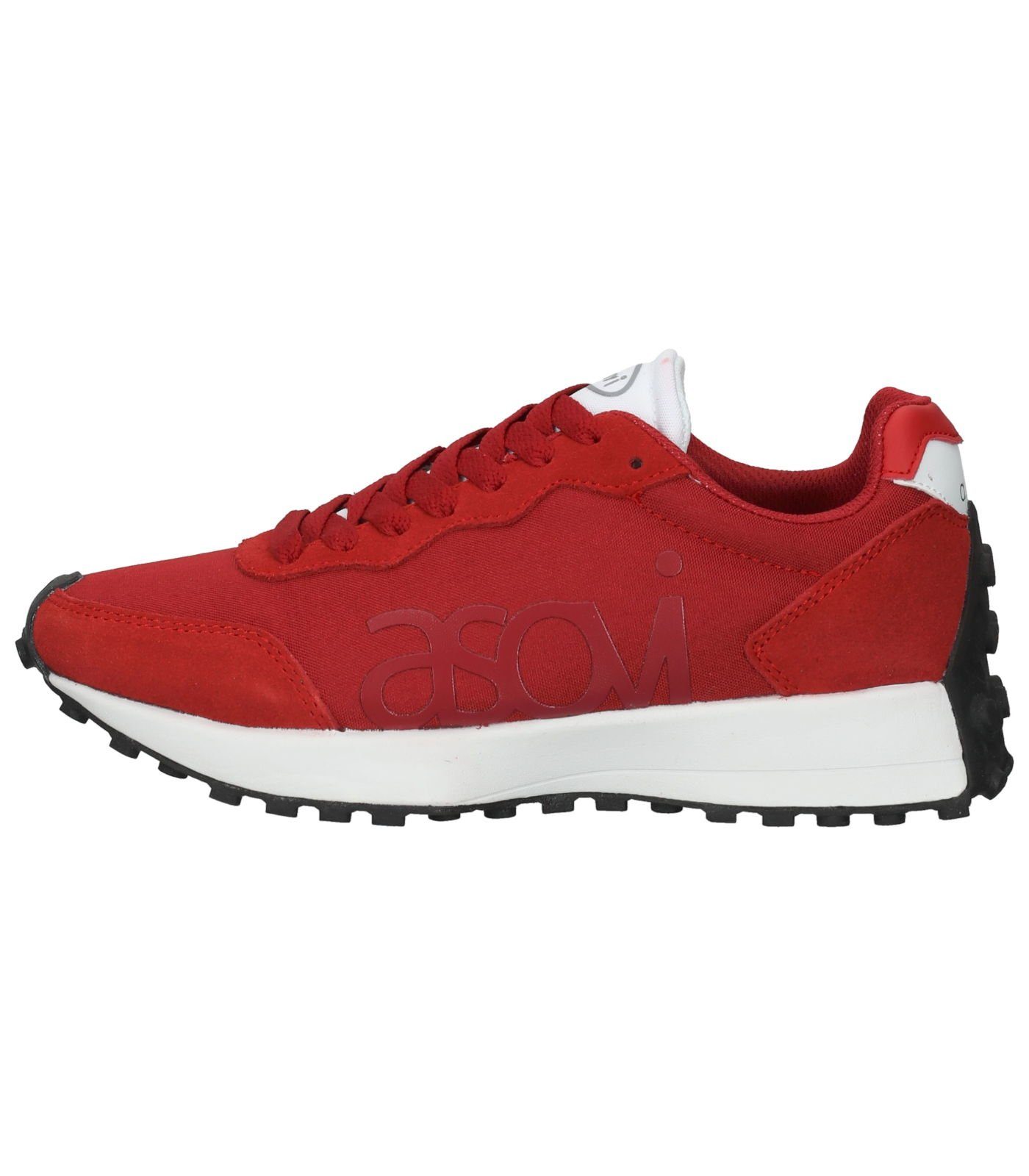 a. soyi Sneaker Rot Sneaker Leder/Textil