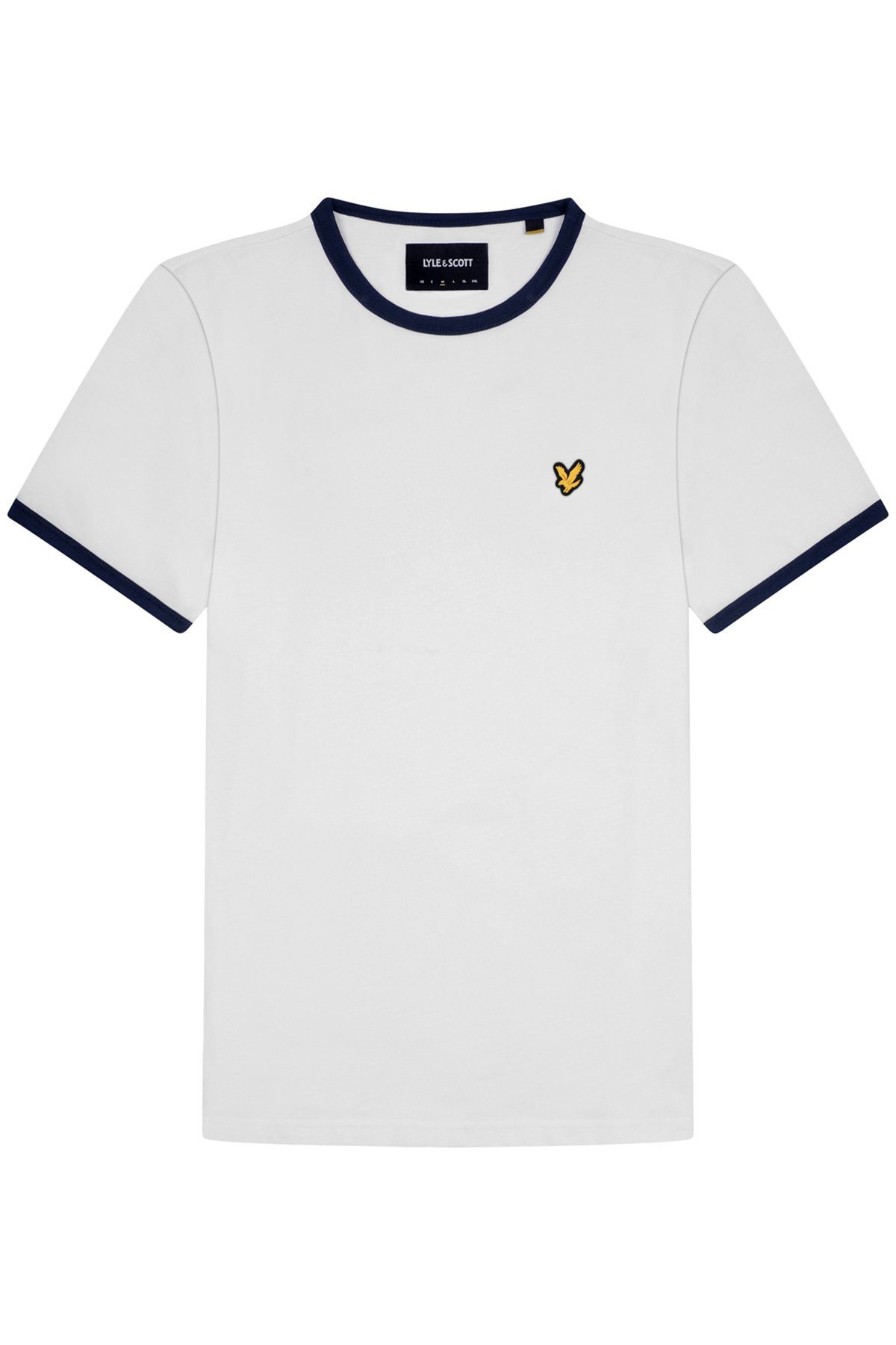 Mit & Lyle Zierleiste Kontrastierender Weiß/Marine Scott T-Shirt