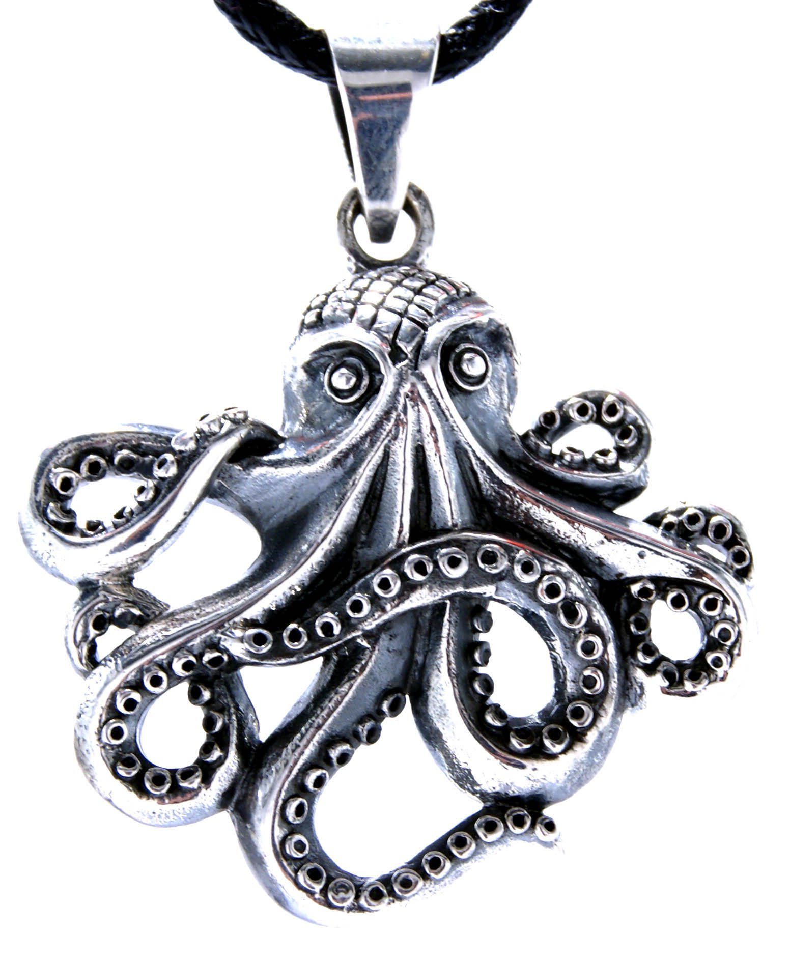 Kiss of Leather Kettenanhänger Oktopus Octopus Tintenfisch Krake Nr. 388 günstig online kaufen