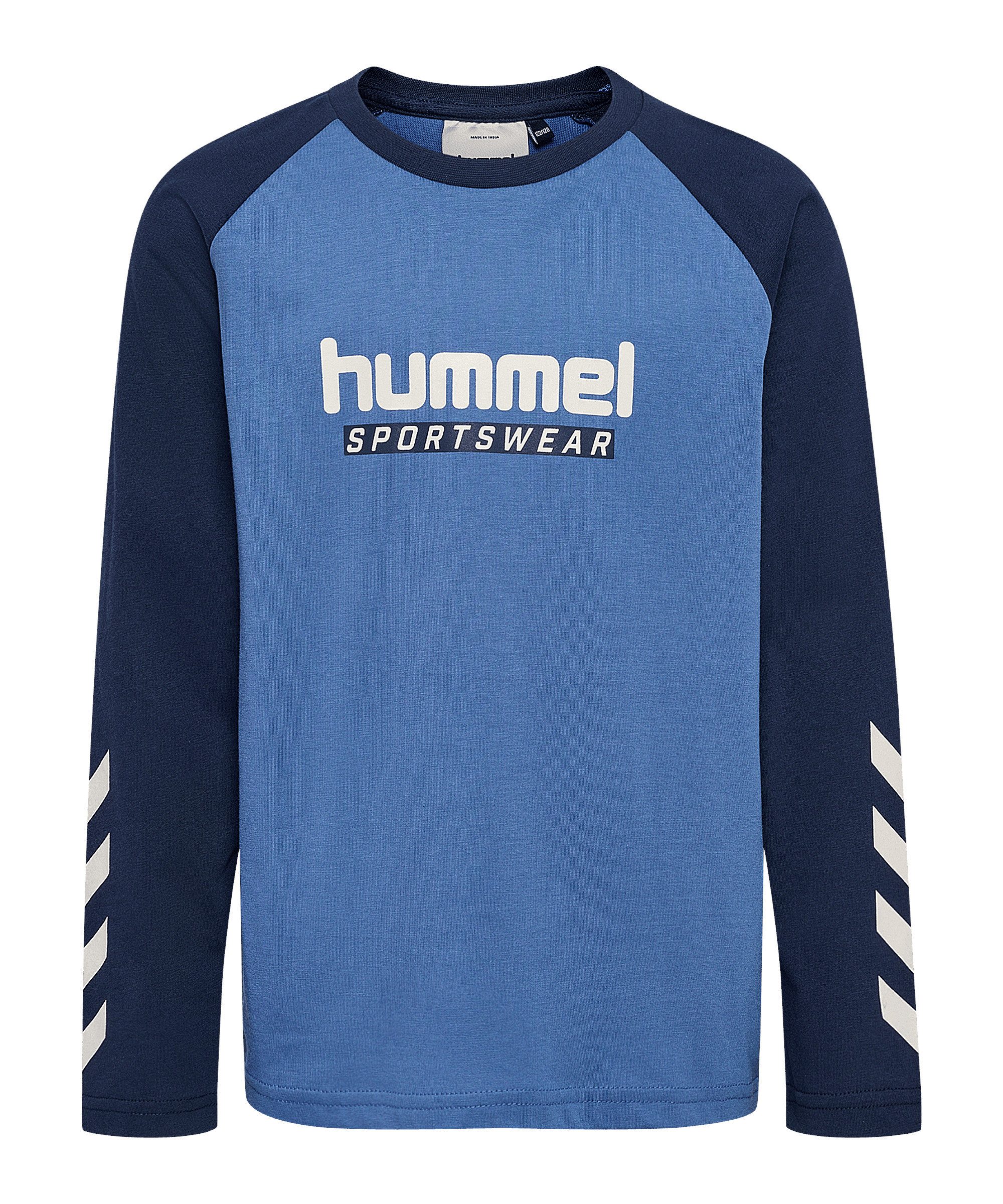 hummel T-Shirt Hummel Logo T-Shirt Kids Kurzarm-Shirts Kinder Baumwolle