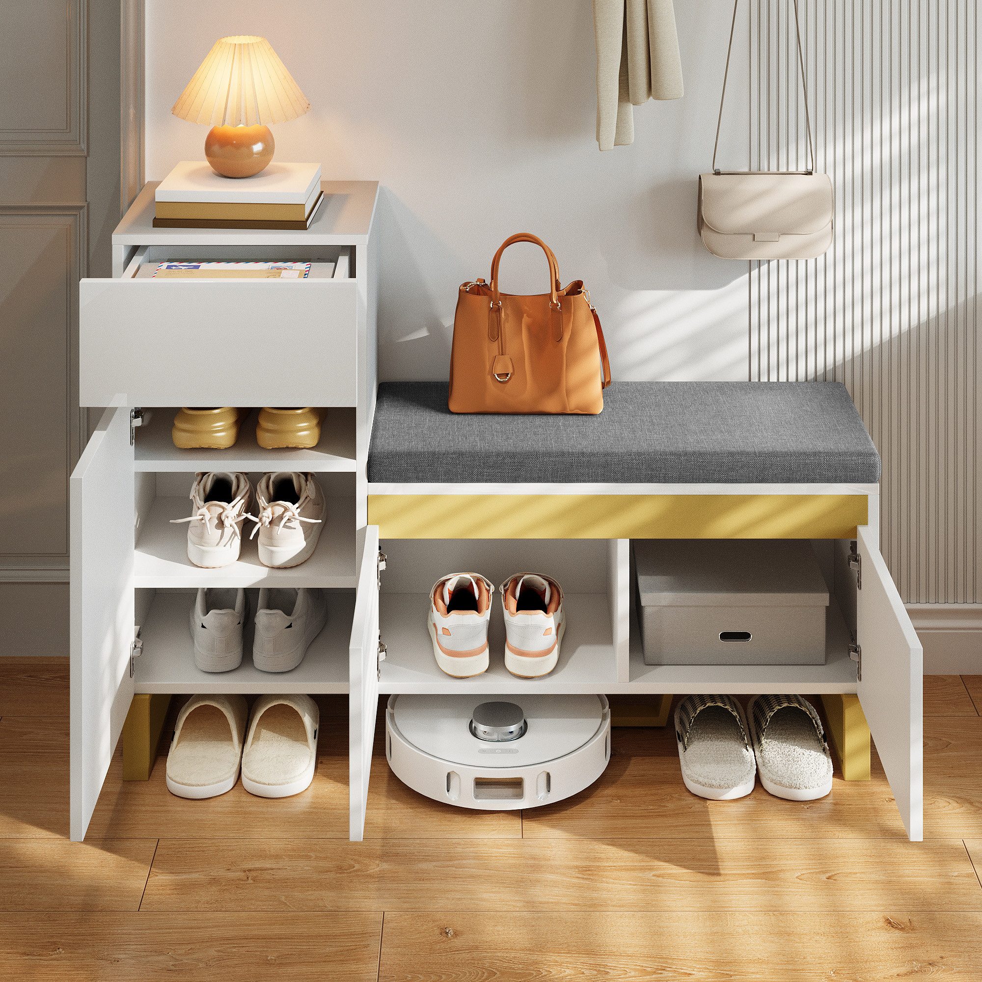 Schuhschrank Schuhbank Schuhregal Schuhkipper