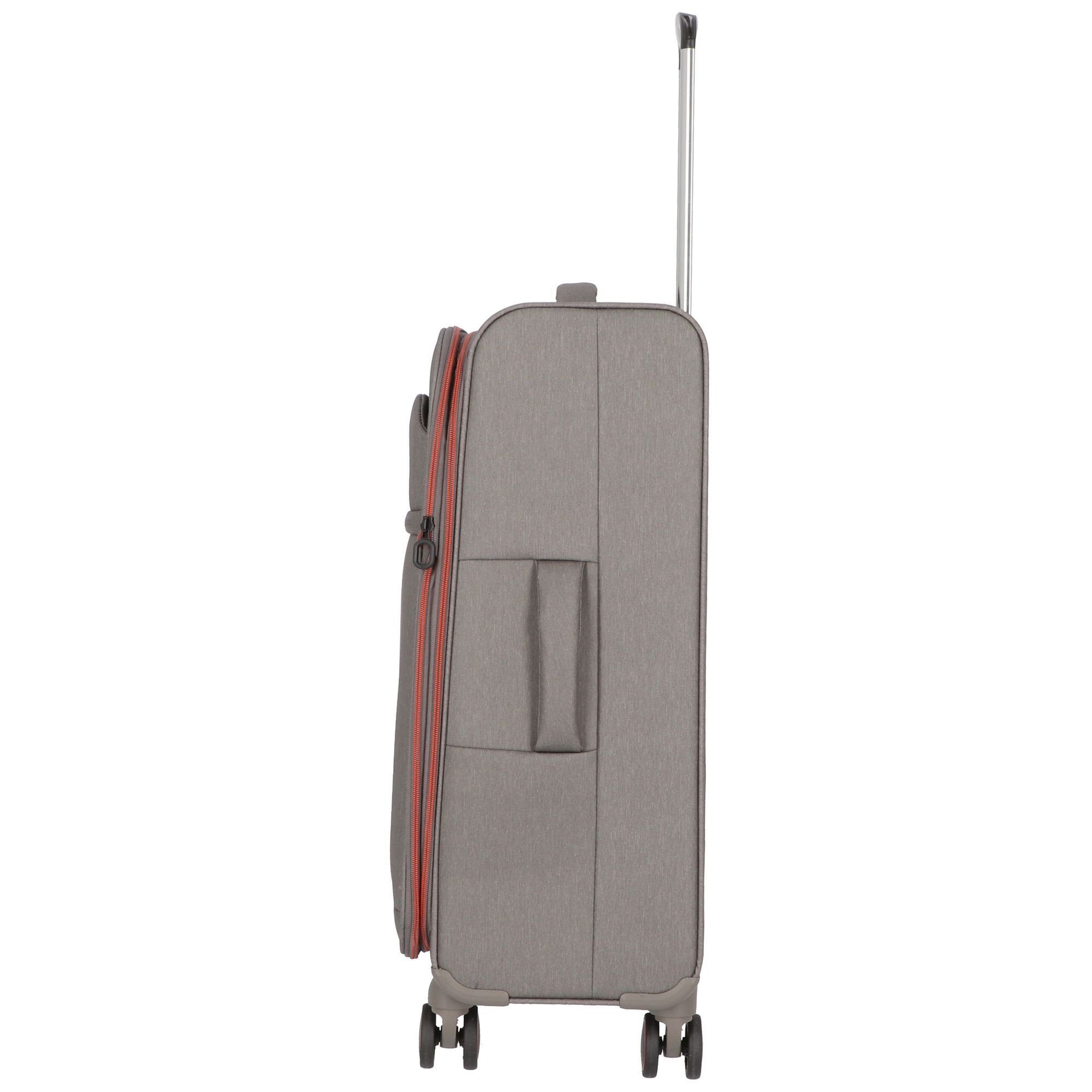 March15 Trading Trolleyset Silhouette, 4 Rollen, (3-teilig, 3 tlg), Polyester