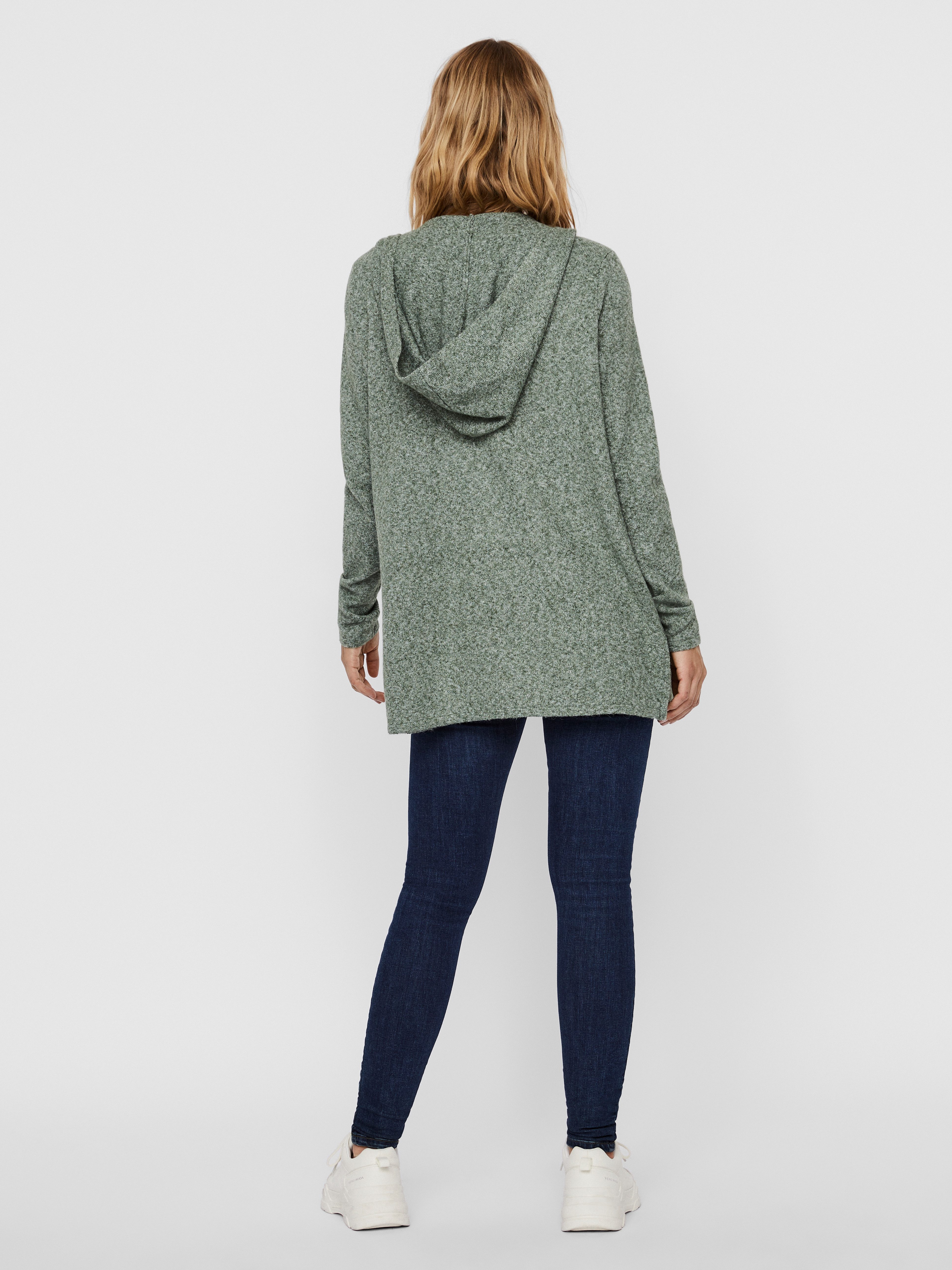 Vero Moda Strickjacke VMDOFFY LS OPEN HOOD CARDIGAN GA NOOS