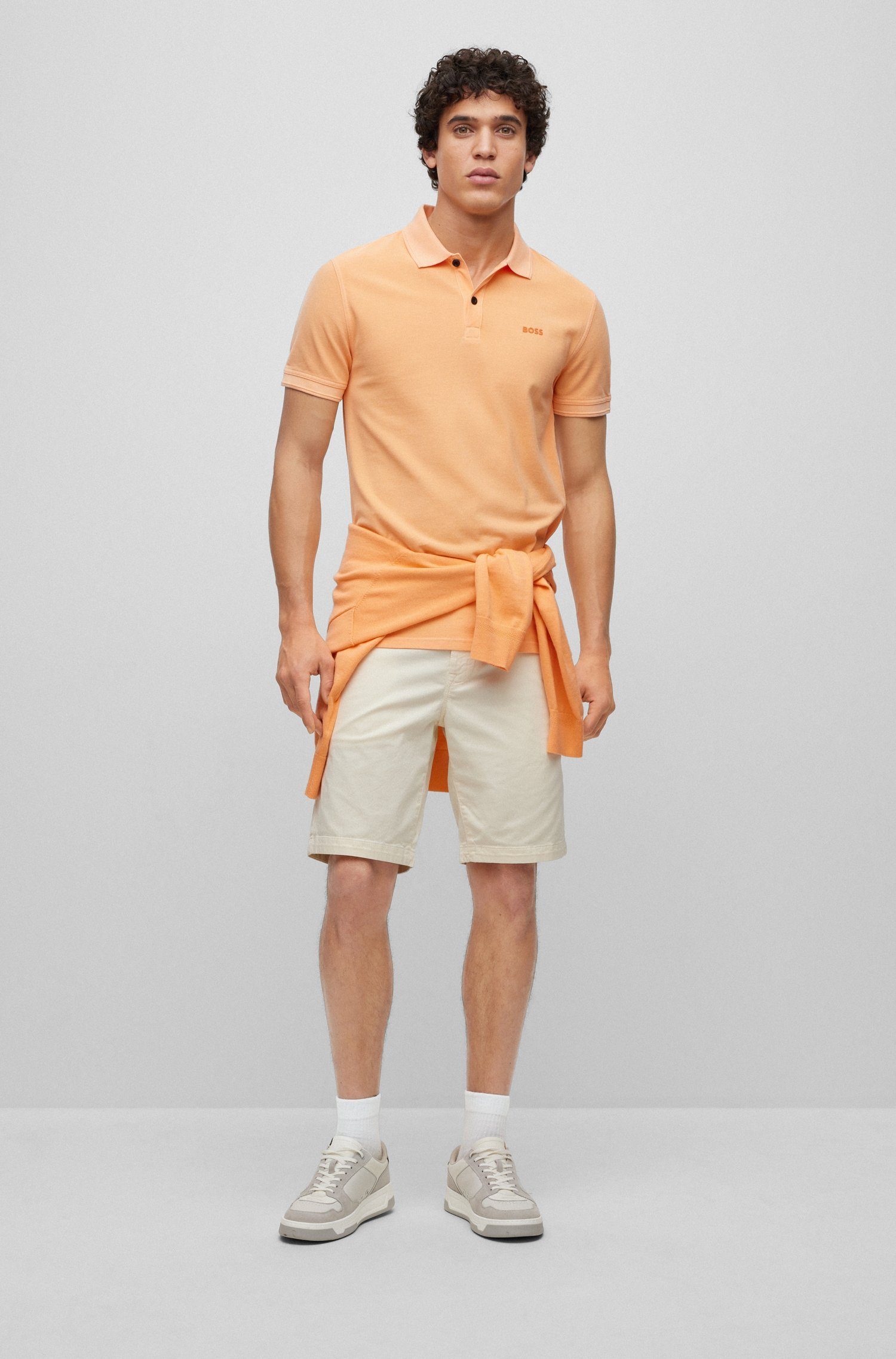 BOSS ORANGE Poloshirt Prime (1-tlg) (833) Orange