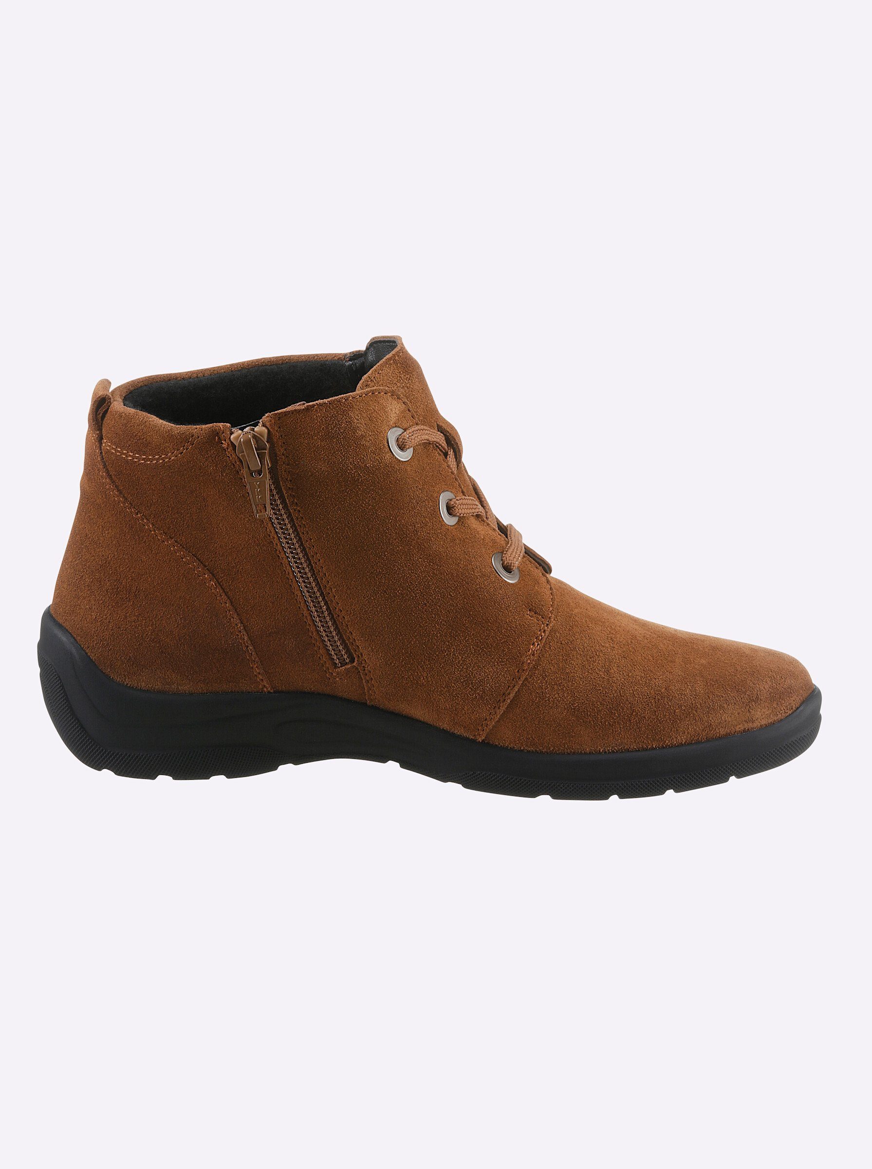 Waldläufer Stiefelette Stiefelette Flexible Laufsohle, Wechselfußbett, weiche Polsterung