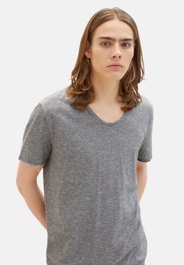 TOM TAILOR T-Shirt T-Shirt Kurzarmshirt gestreift (1-tlg)