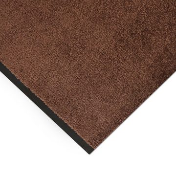 Fußmatte Sauberlaufmatte Dublin, viele Farben & Größen, aus Polyamid, Karat, rechteckig, Höhe: 7 mm, geeignet für Fußbodenheizung