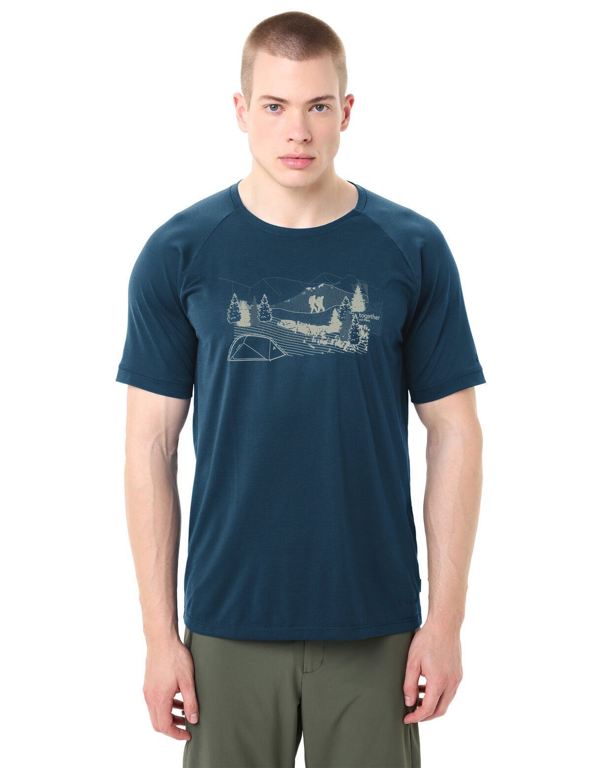 VAUDE T-Shirt Men's Gleann T-Shirt II (1-tlg) schnelltrocknendes und funktionelles Shirt