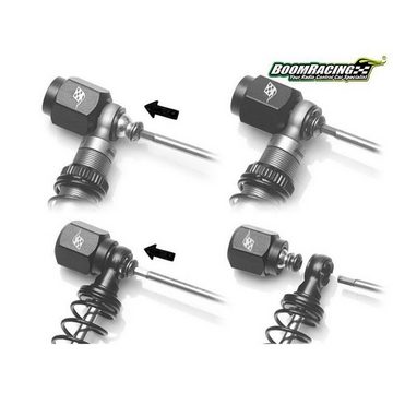 ArrowMax Modellbausatz Boom Racing KUDU 80mm Coilover Scale Shock Absorbers (2 pcs)