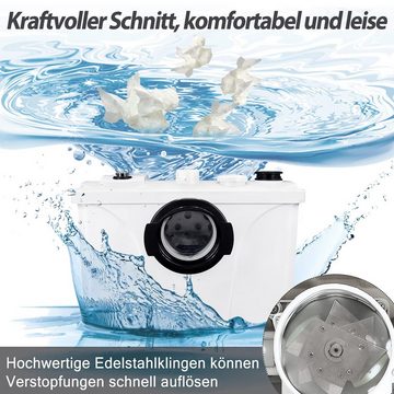 AUFUN Hebeanlage Abwasser 700W Haushaltspumpe, Schmutzwasserpumpen Wasserpumpen