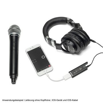Samson Mikrofon XPD2HQ6 (Drahtloses USB-Handmikrofon), Inkl keepdrum Kopfhörer