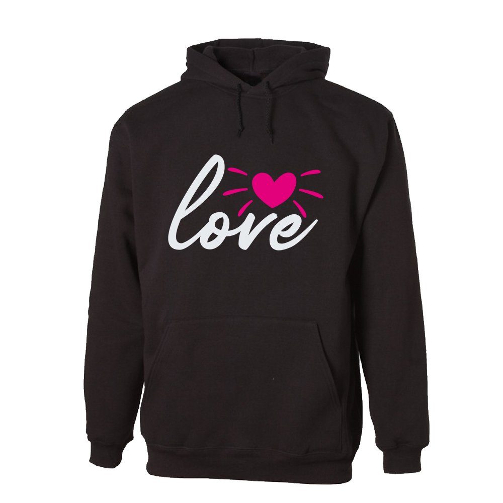 G-graphics Hoodie love Unisex mit trendigem Frontprint zum Valentinstag