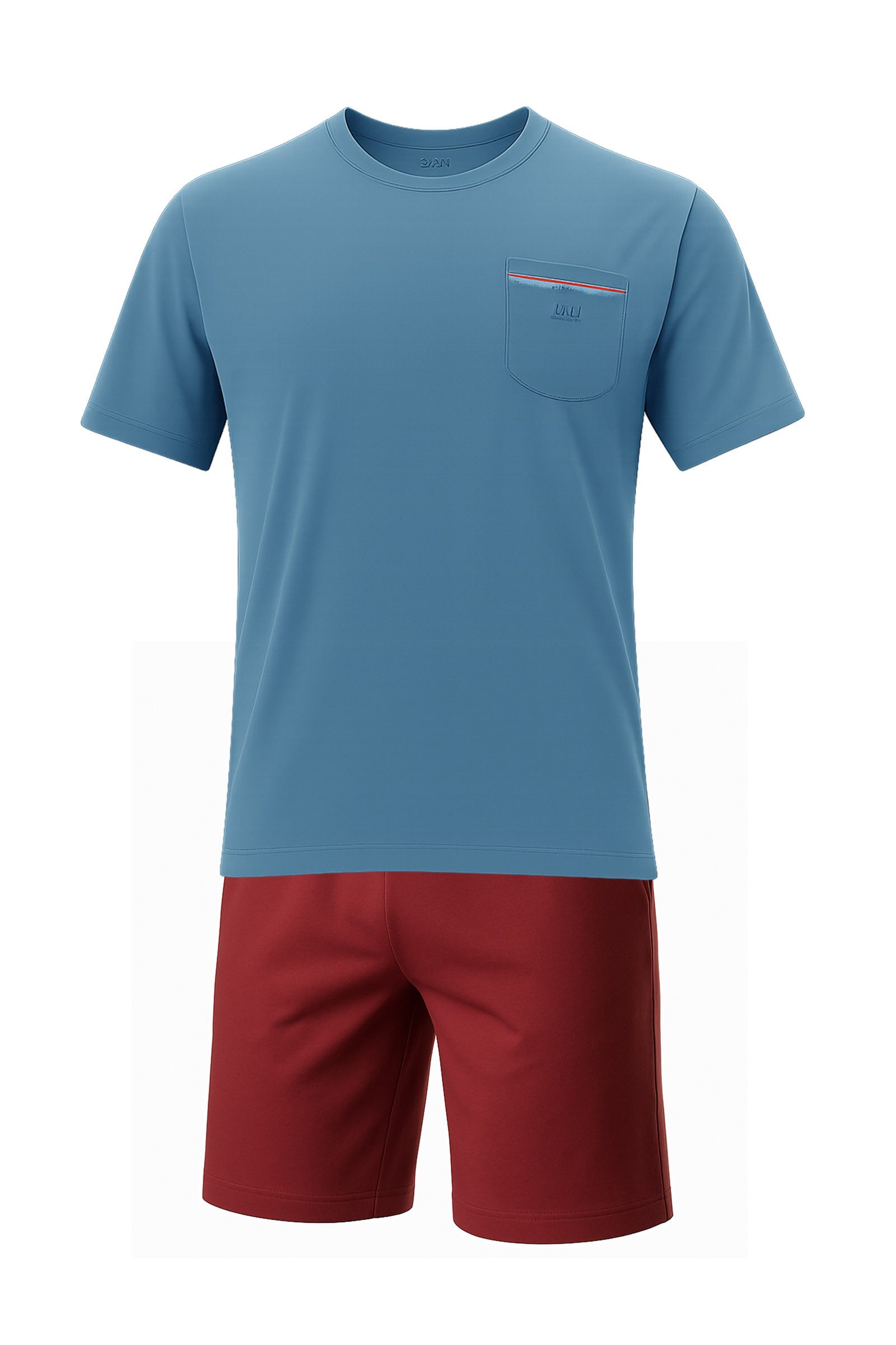 AM Legend Pyjama AM Legend Pyjama Shorty Schlafanzug Kurzarm T-Shirt + Hose günstig online kaufen