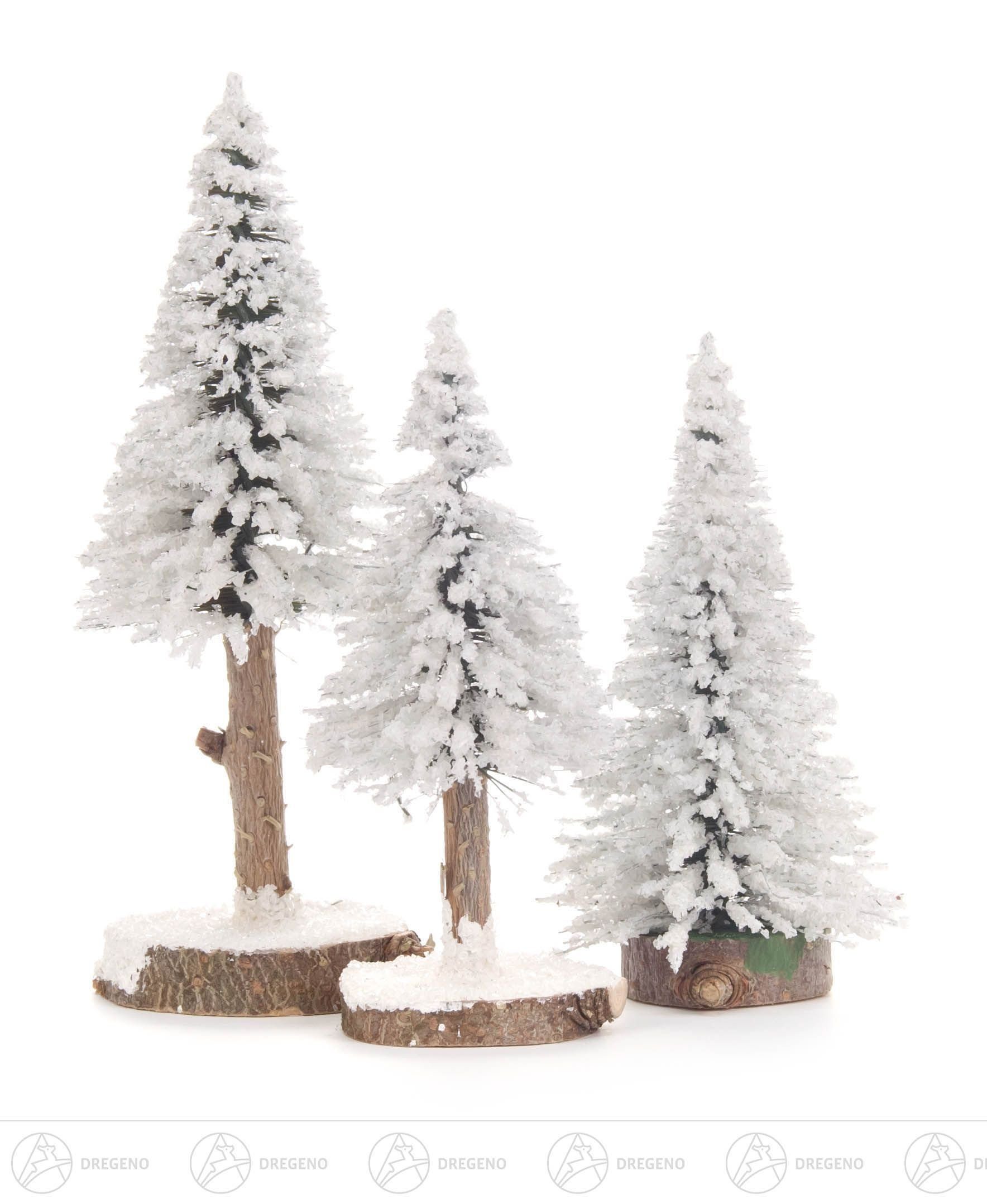 Kunstbaum Baum Fichte weiß Höhe ca 16 cm NEU, Dregeno Erzgebirge, Höhe 16 cm