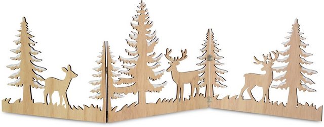 andas Dekoobjekt »Hilla« (1 Stück), Weihnachts-Silhouette aus Holz, Höhe ca. 29,5 cm-Otto