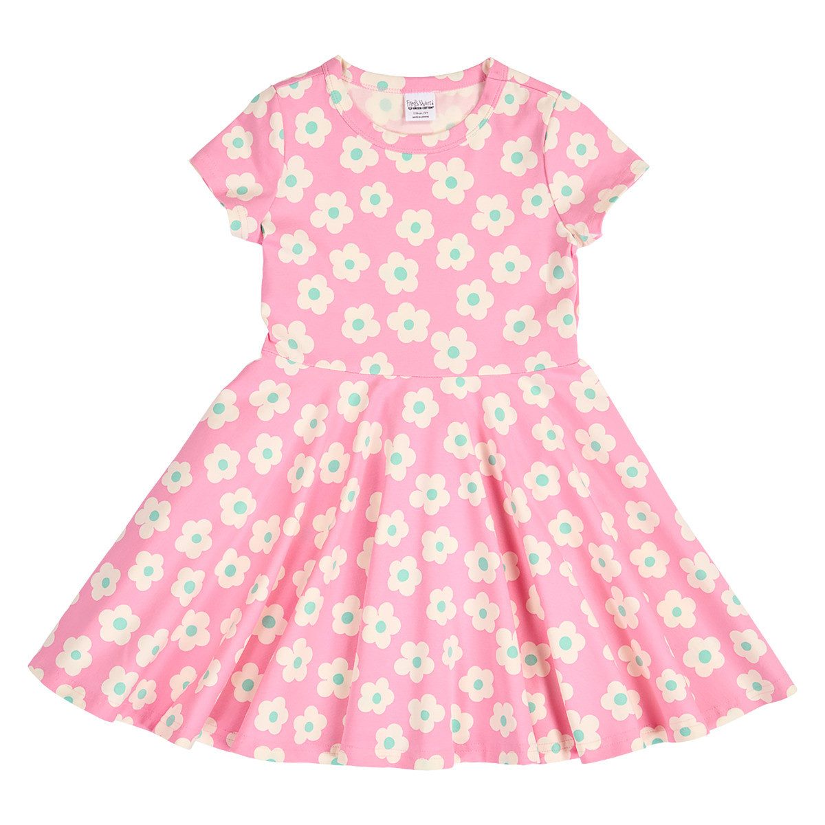 Fred's World by GREEN COTTON Midikleid 1552090500 Mädchen (1-tlg) Bekleidung, Outfit, Dress, Robe, Midikleid