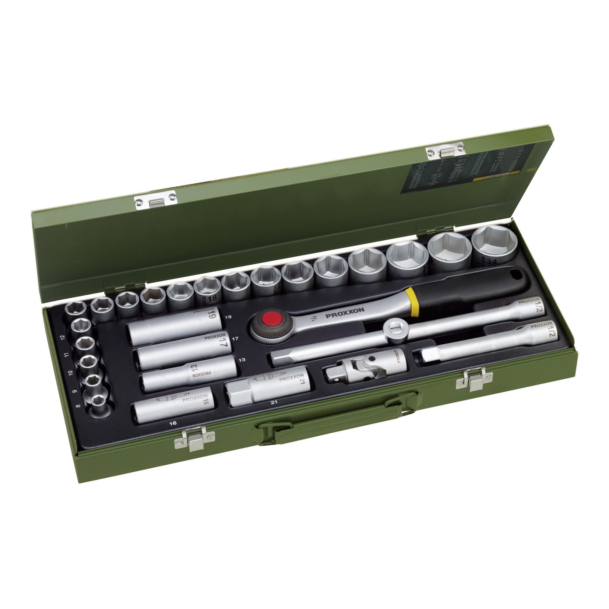 PROXXON INDUSTRIAL Steckschlüssel Proxxon Steckschlüsselsatz 1/2 " (29-teilig)