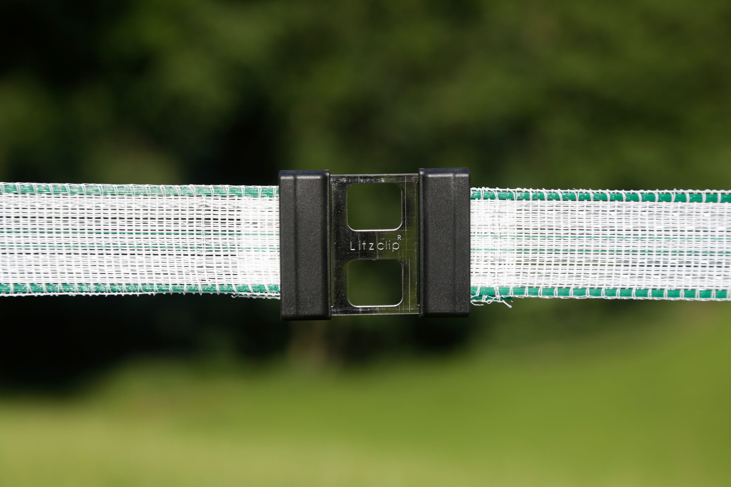 Kerbl Weidenzaun 15 Stück Bandverbinder Litzclip Edelstahl für 40 mm