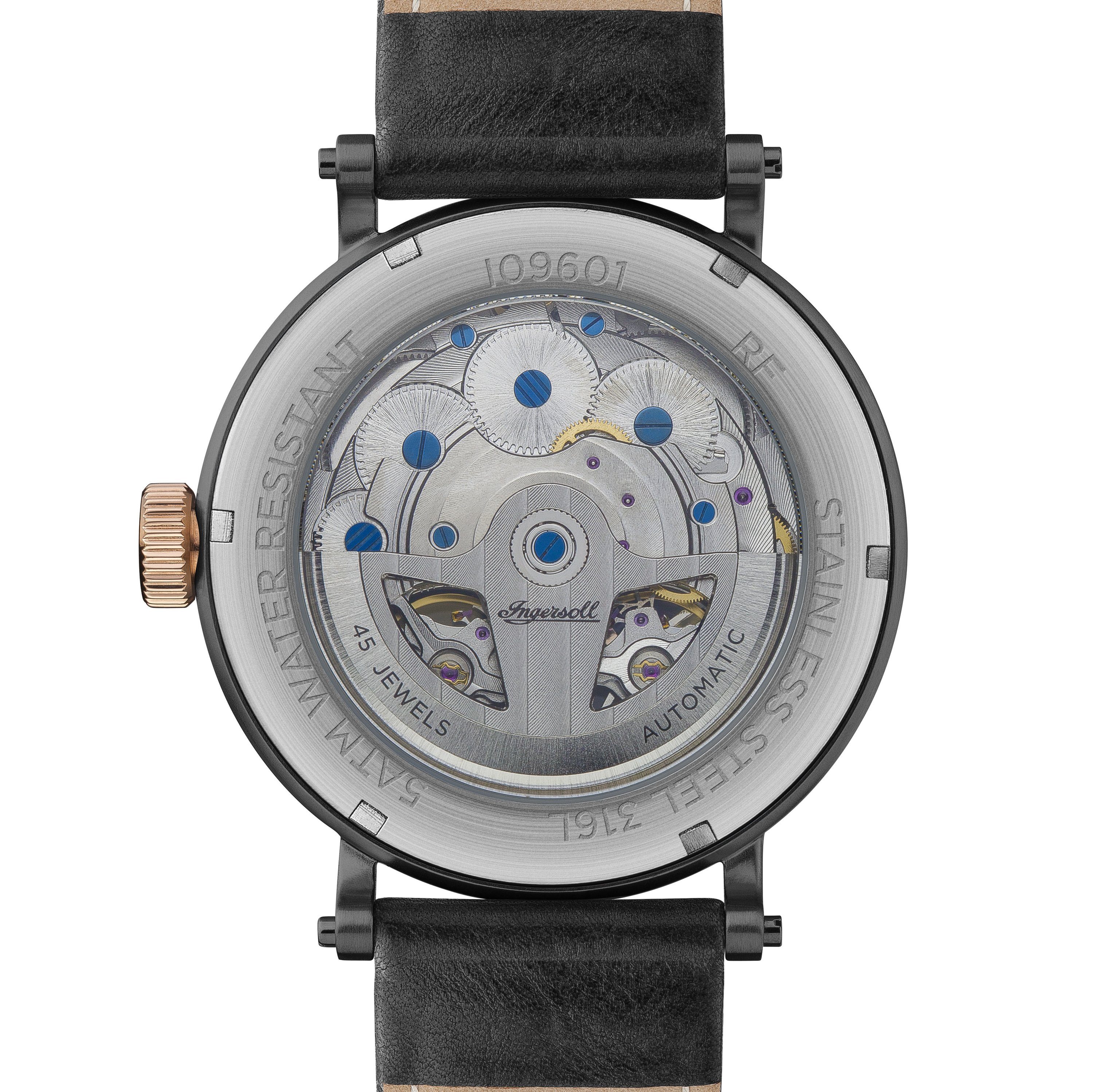 Ingersoll Automatikuhr The Hollywood Automatic Automatikuhr The Hollywood Automatic, offene Unruh und Mondphase