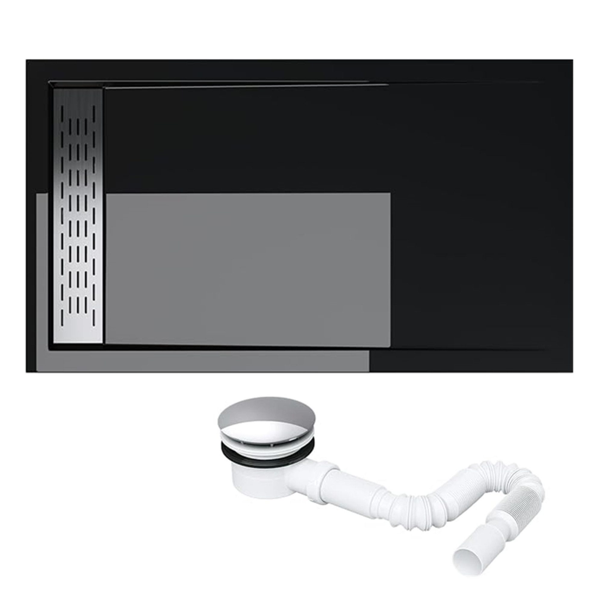 doporro Duschwanne Duschtasse Acryl Rechteckig Abnehmbarer günstig online kaufen