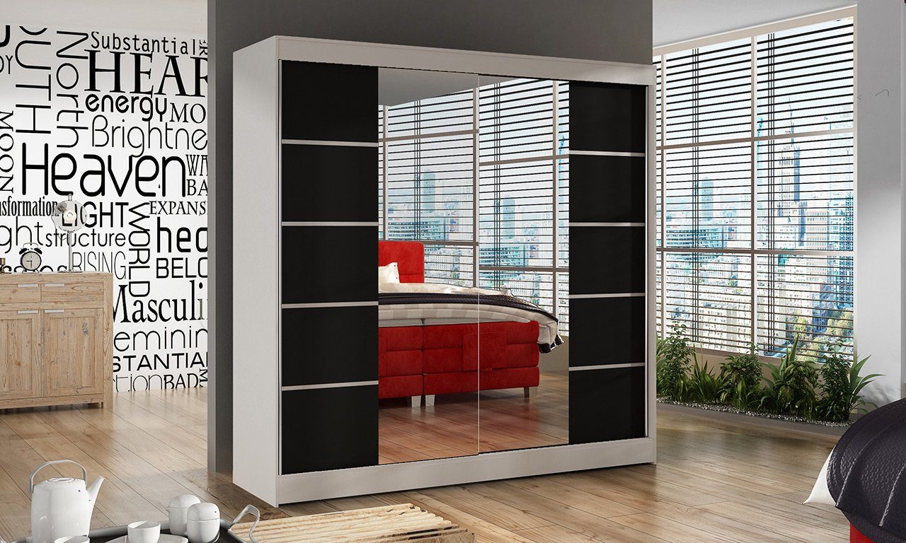 Sofnet Kleiderschrank Basti V (mit Spiegel, günstig online kaufen
