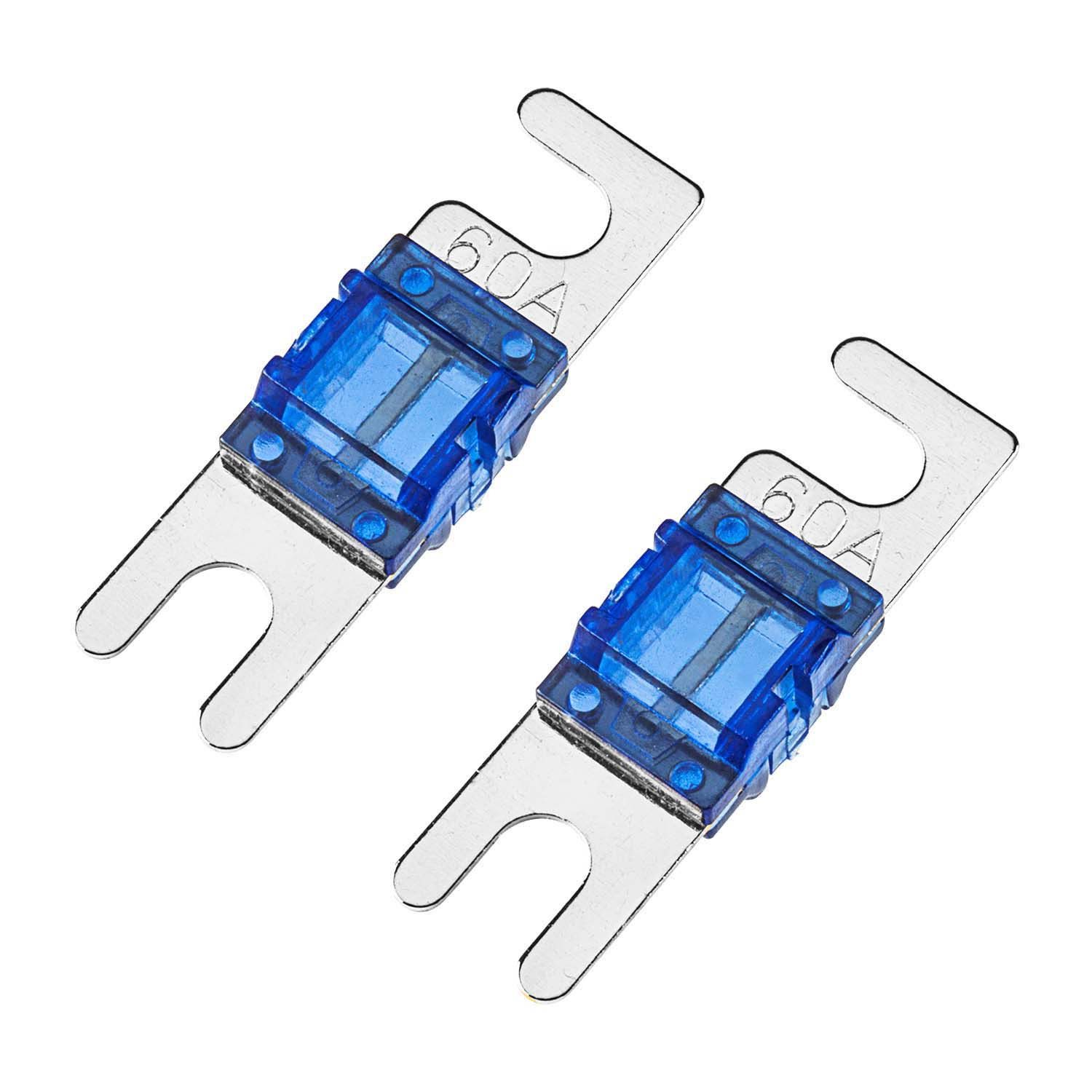 tomzz Audio Kfz-Sicherungshalter Mini ANL Sicherung 60A 2 Stück