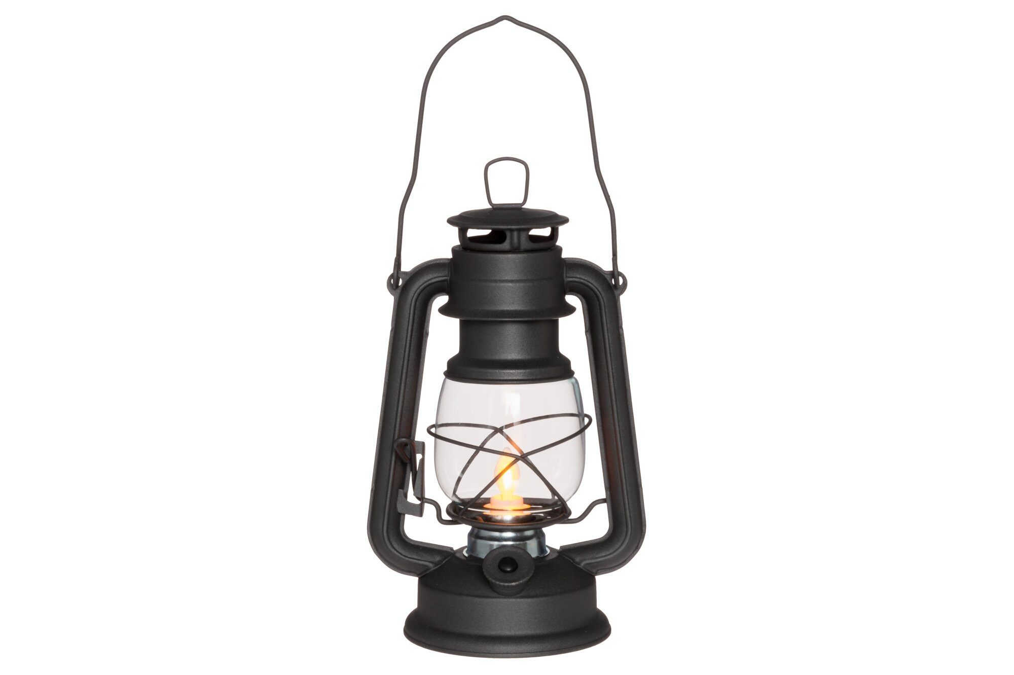 4LIVING Kerzenlaterne LED-Sturmlampe, 24,5 cm (Laterne)