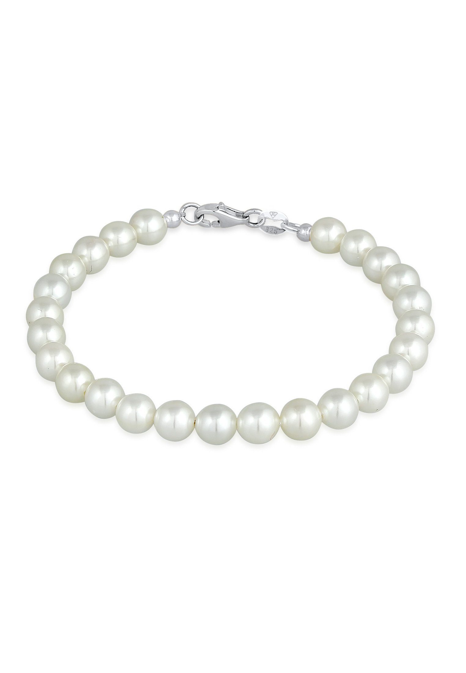 Elli Perlenarmband Zeitlos aus Muschelkernperlen 925 günstig online kaufen