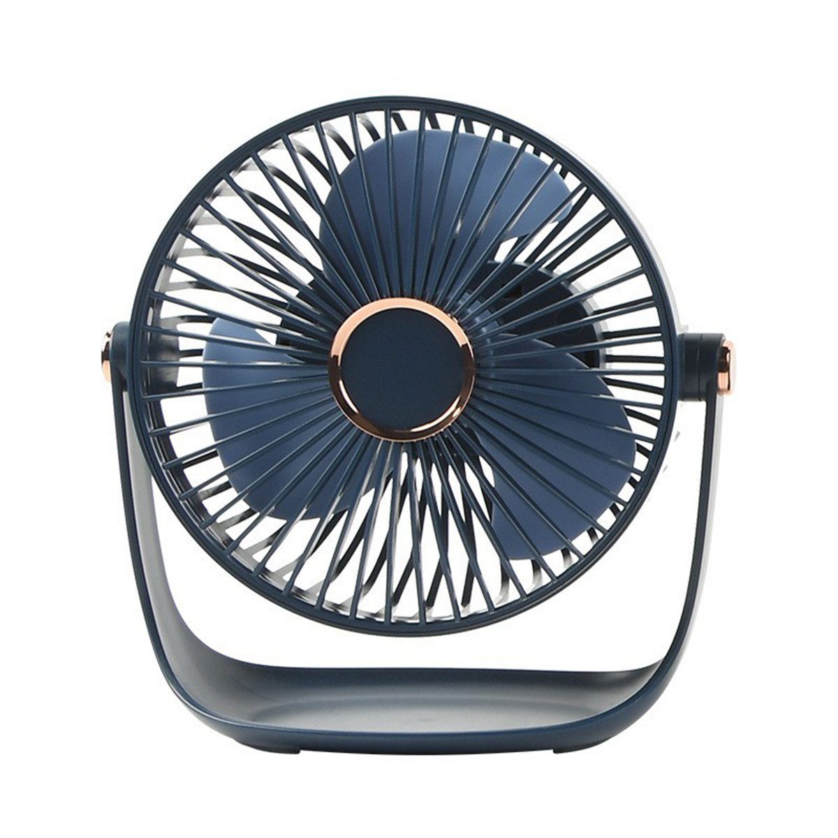 Tischventilator USB Ventilator Mini USB Tischventilator mit LED Licht